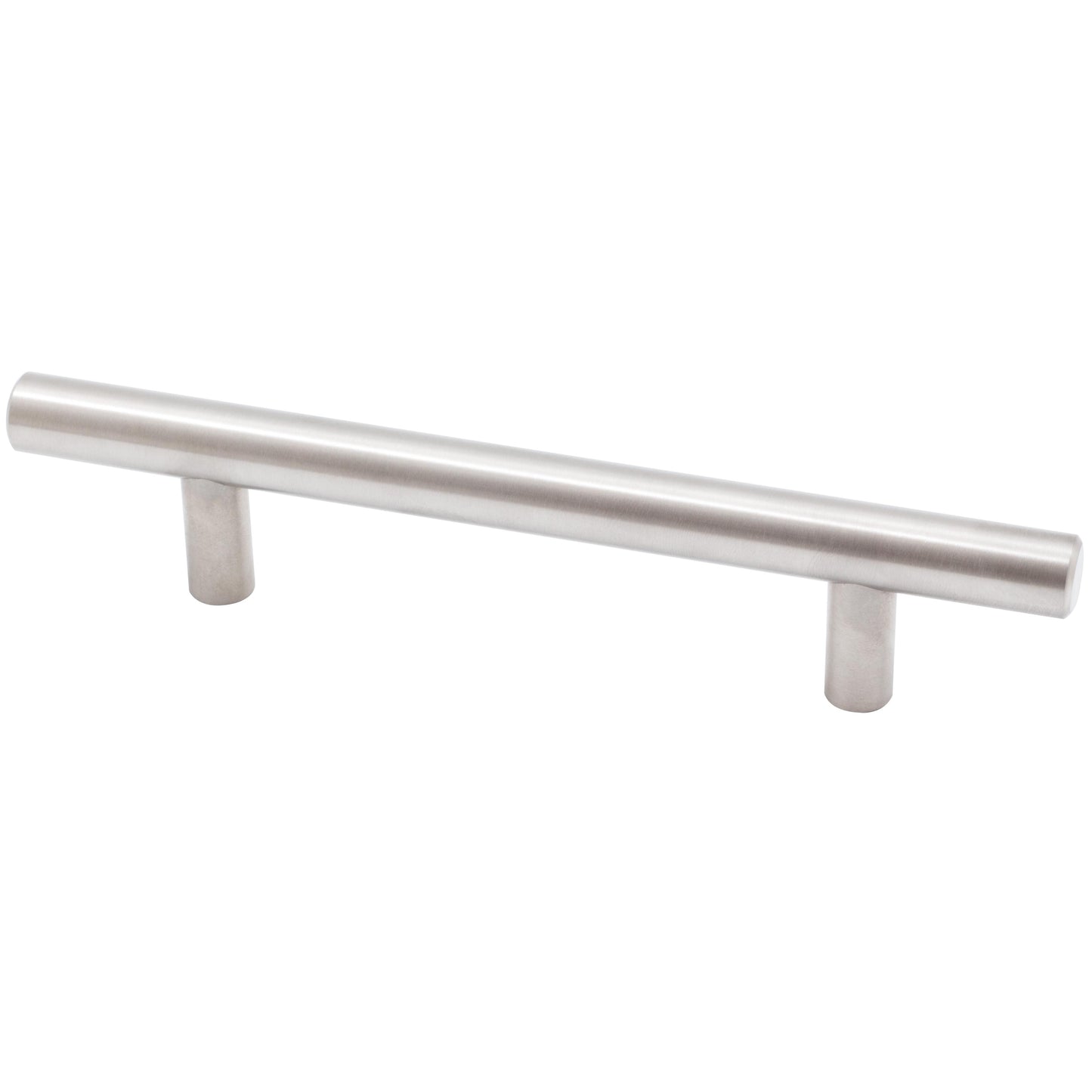 Stone Harbor Hardware Bar Cabinet Pull, 96 Millimeters, 156mm Overall Length, Satin Stainless Steel