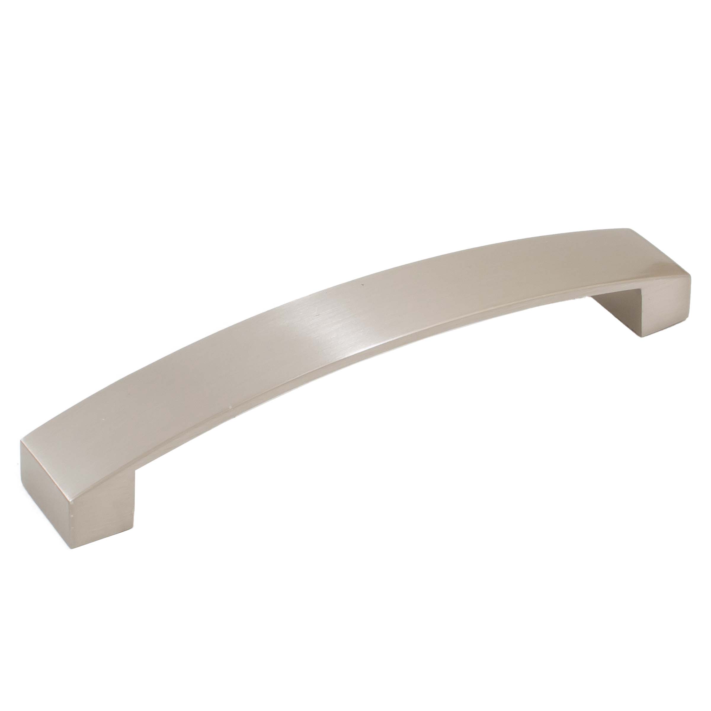 Stone Harbor Hardware Zephyr Cabinet Pull, 128 Millimeters, Satin Nickel