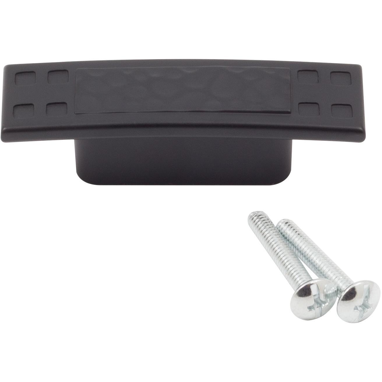Stone Harbor Hardware Arts & Crafts Cabinet Knob / Pull, Matte Black