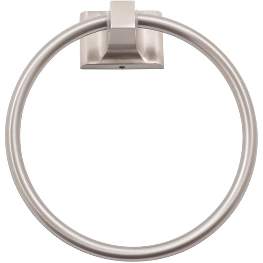 Stone Harbor Hardware Madison Towel Ring, Satin Nickel