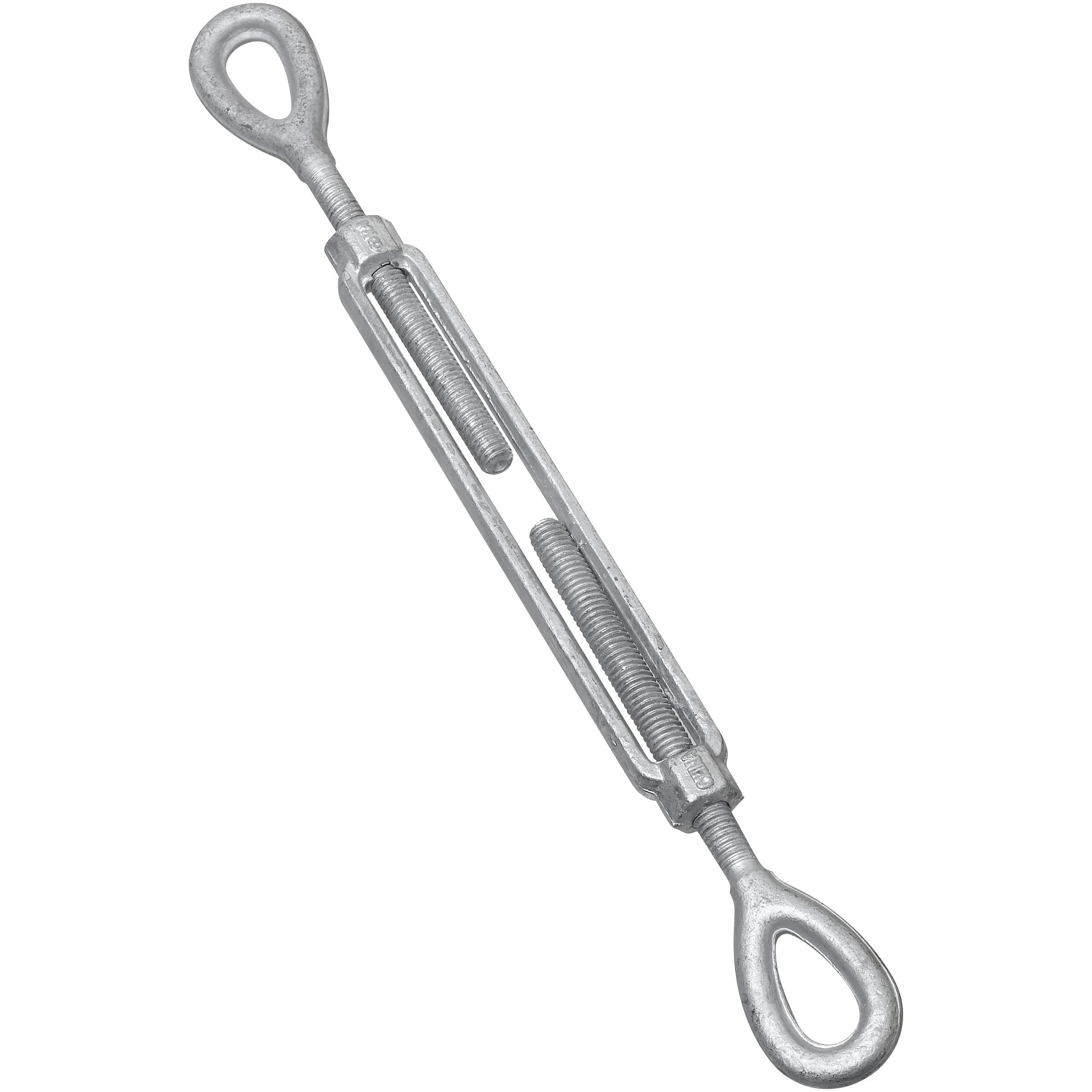 3270BC 3/8" x 6" Eye / Eye Turnbuckle - Galvanized