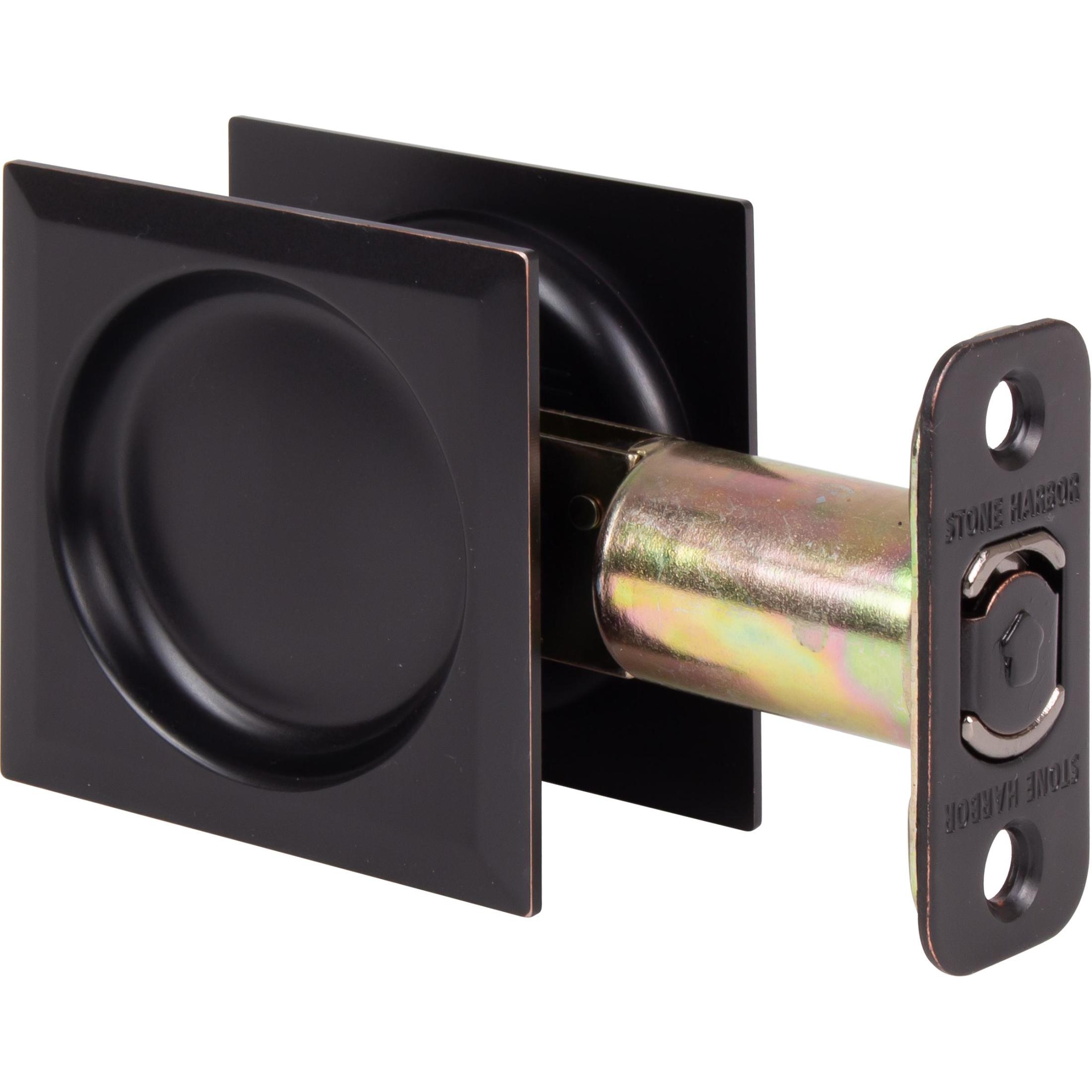 Contemporary Square Pocket Door Lock Passage