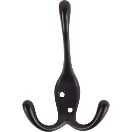 Stone Harbor Hardware Triple Robe Hook, 3-15/16" High, Multiple Projections, Oil-Rubbed Bronze