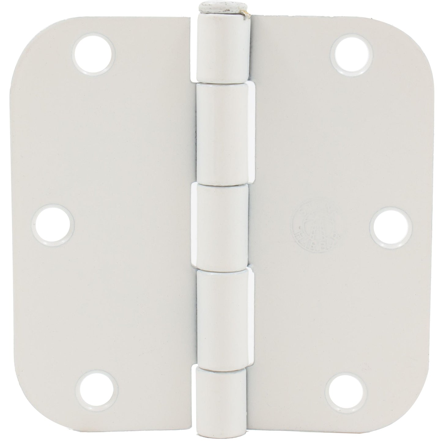 Stone Harbor Hardware 3-1/2" Door Hinges, 5/8" Radius Corner, White, 2-Pack