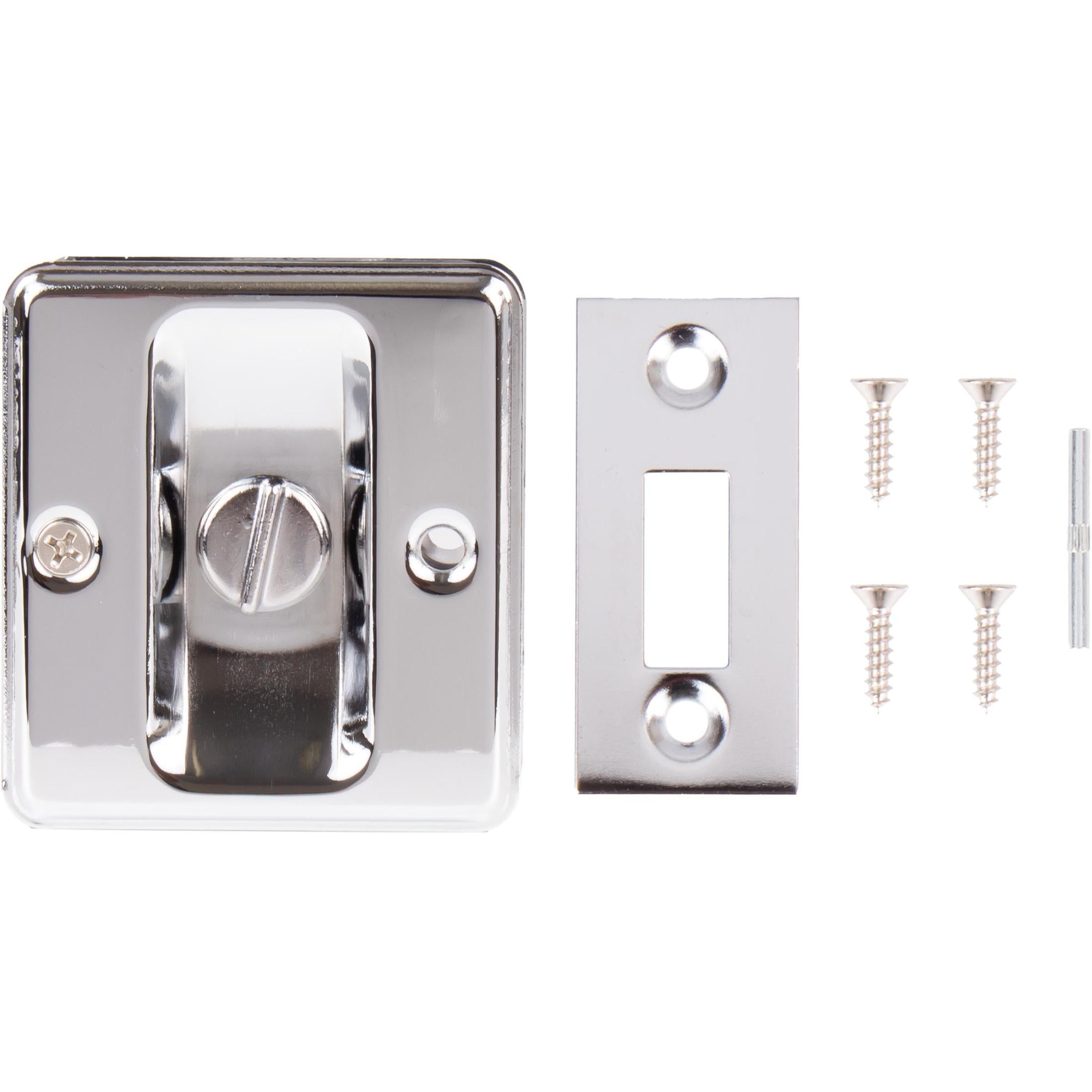 Square Pocket Door Lock Privacy