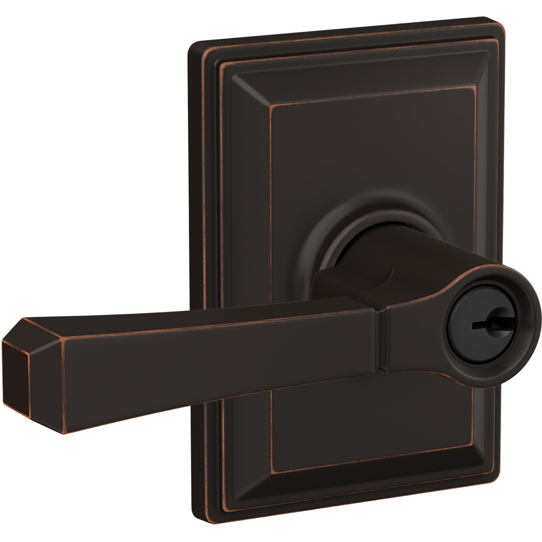 F51ARVT716GDV 16-211 10-063 K4 Rivington / Grandville Entry - Aged Bronze