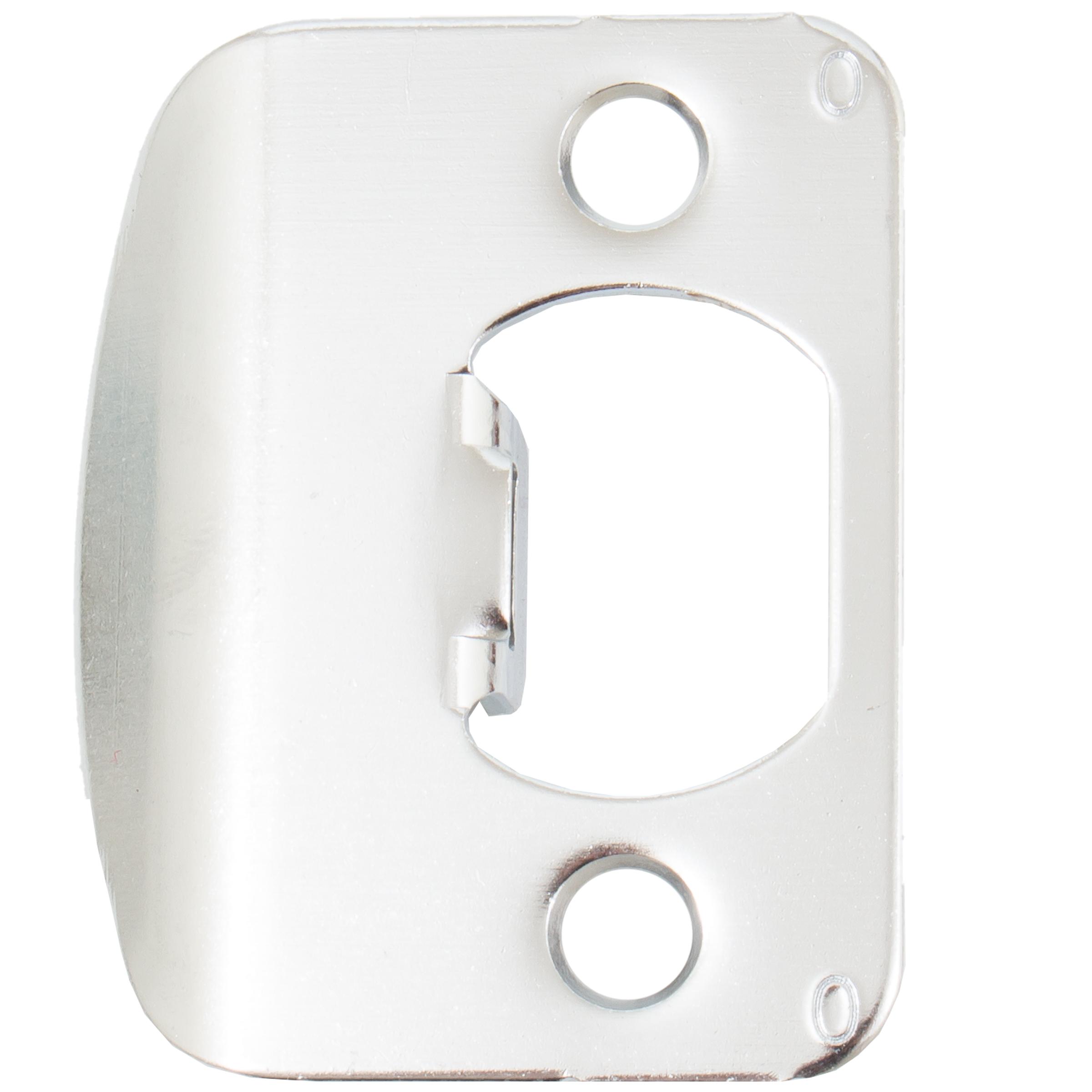 83031-003 UL Round Corner Strike -Polished Chrome