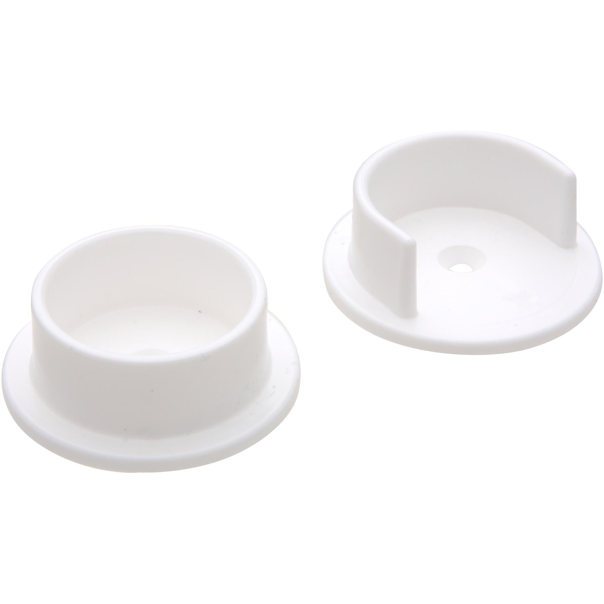 V107 1-3/8" Pole Socket Set - White