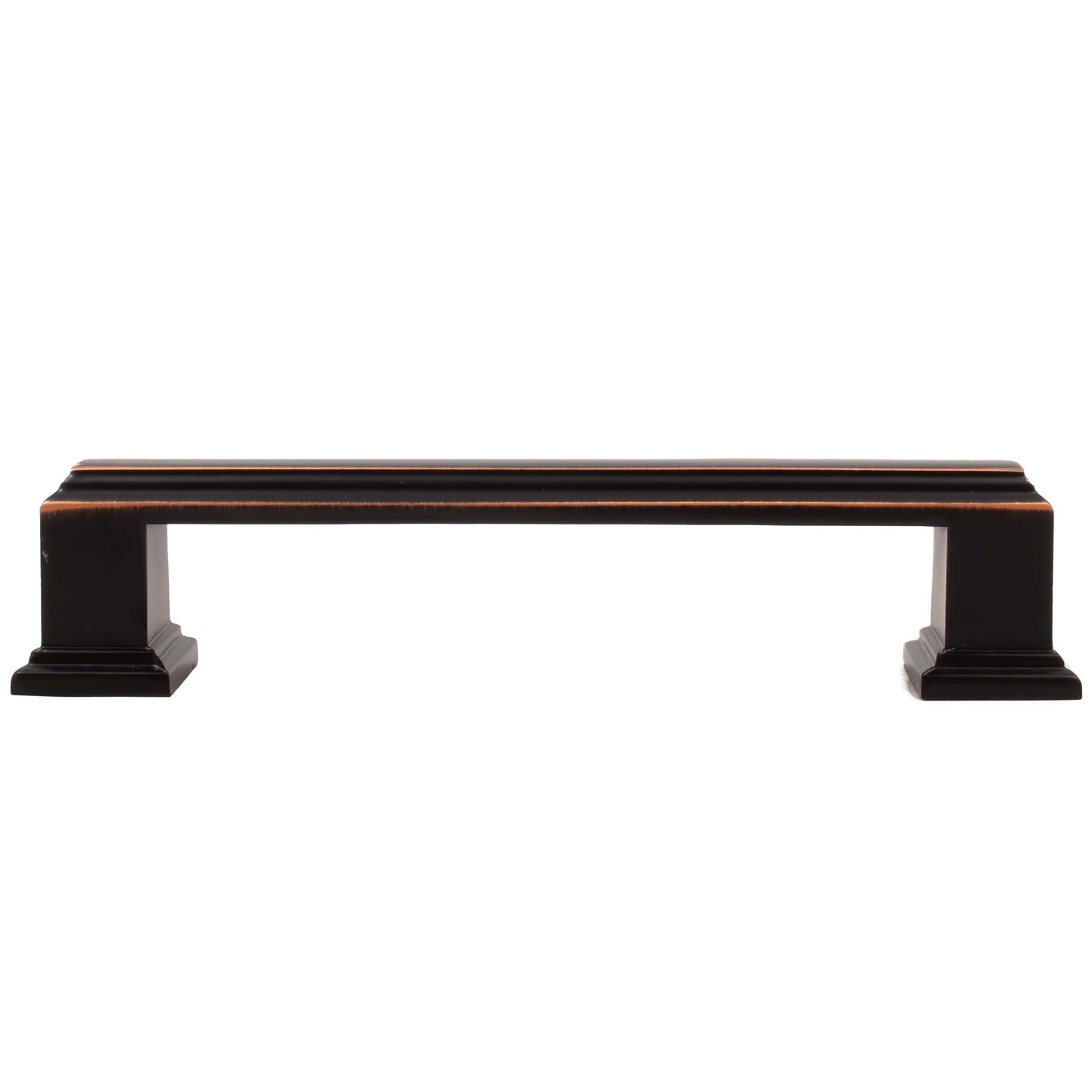 Stone Harbor Hardware Metropolis Cabinet Pull, 96 Millimeters, Vintage Bronze