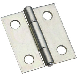 National Hardware - V518 1-1/2" Rivet Pin Narrow Hinge 2/pk - Zinc Plated