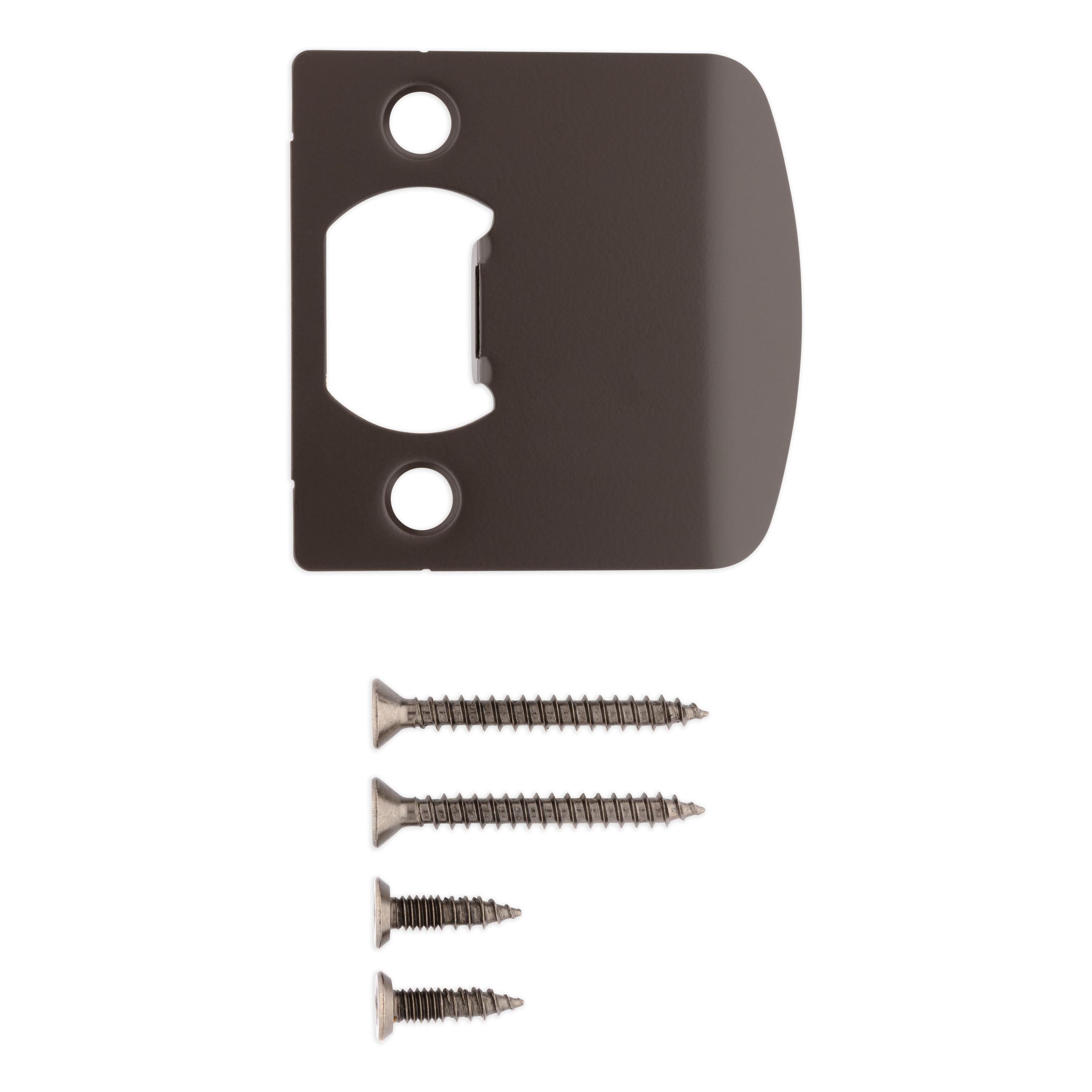 83537-004 2-1/4" x 1-3/4" (2-1/4" OAL) SC Extended Lip Strike - Matte Black