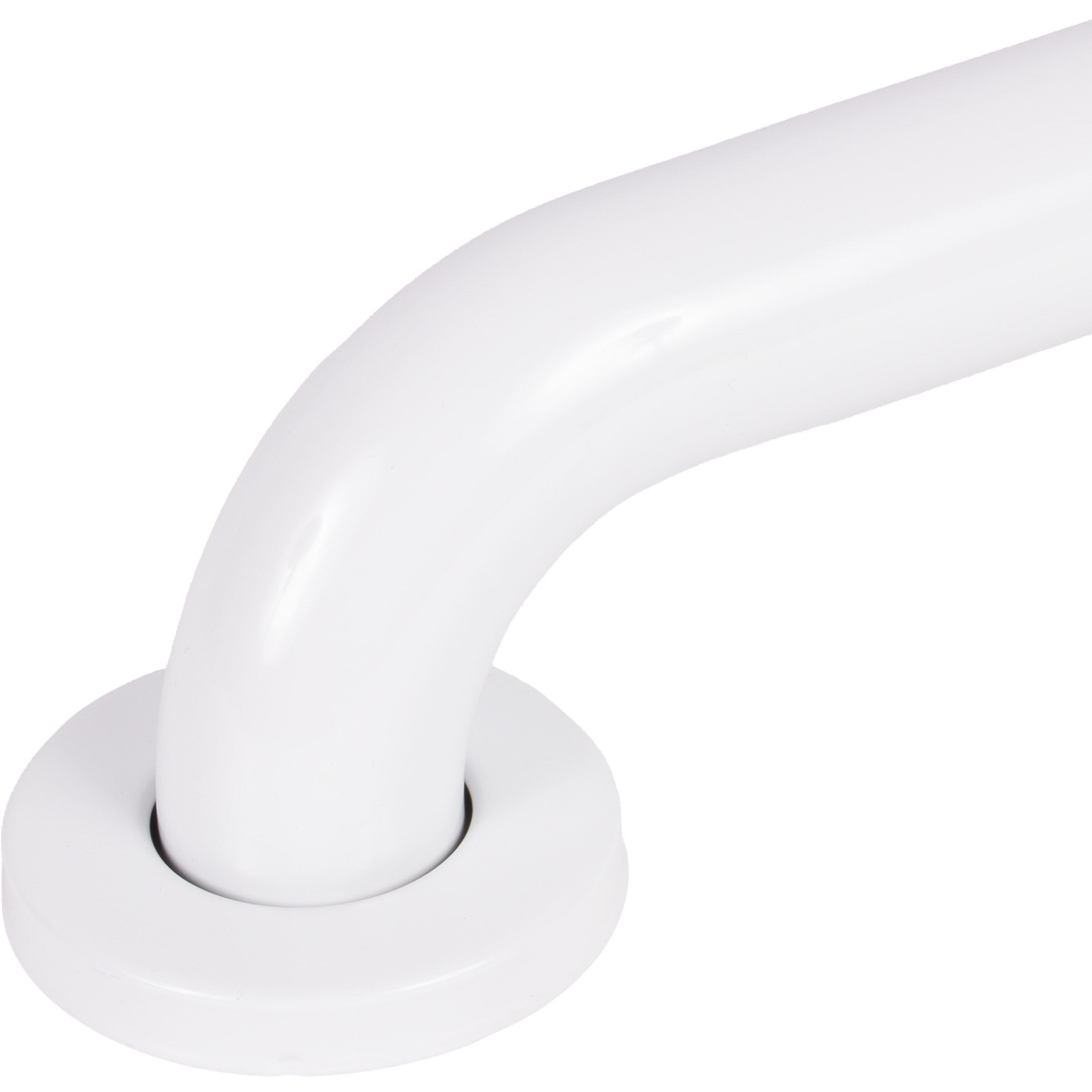 Stone Harbor Hardware Grab Bar, 18 Inches, 1-1/2" Diameter, 1-1/2" Wall Clearance, Concealed Screws, White