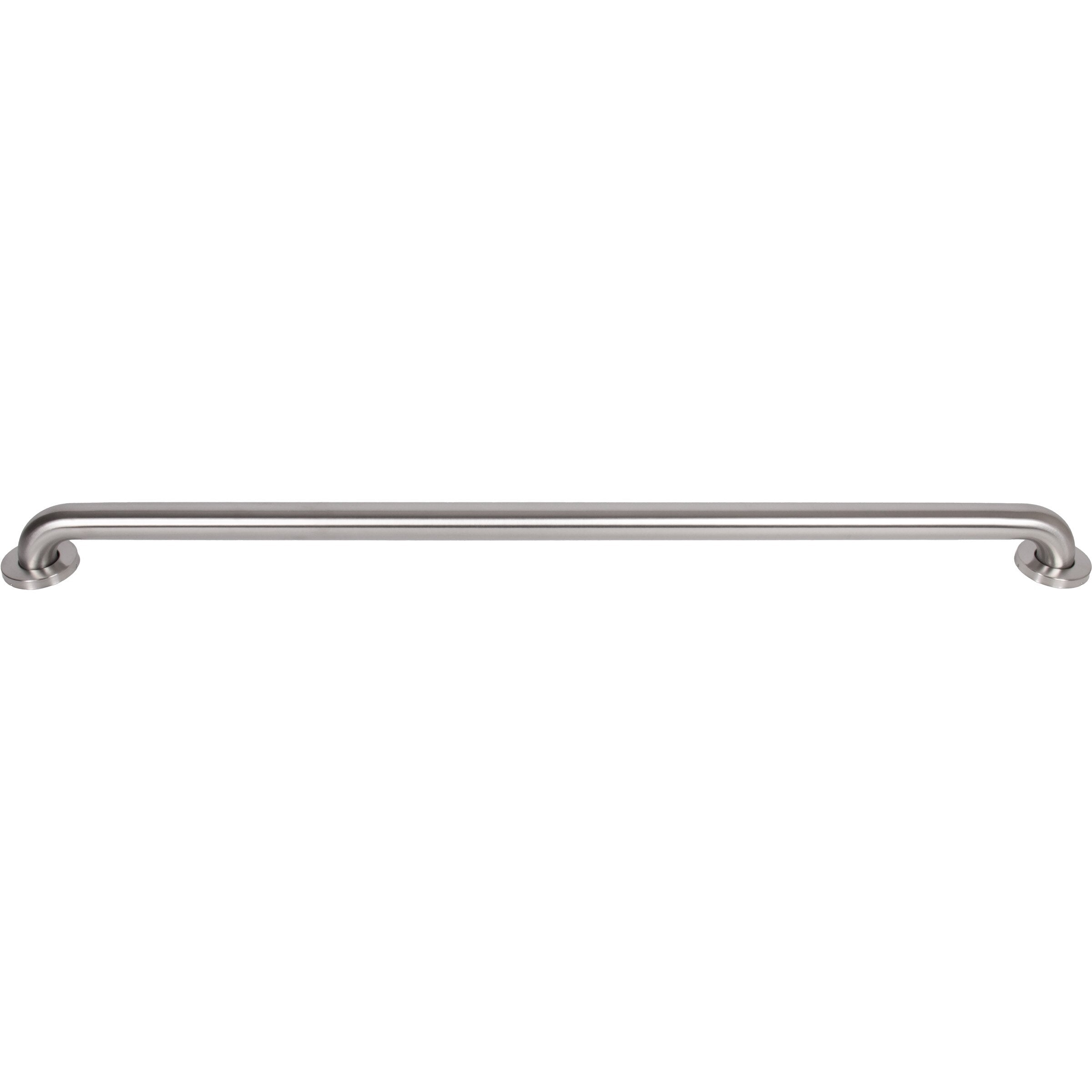 Standard and Knurled Grab Bars 12, 18, 24, 36, 42, 48 or 54 inches, 1-1/2" Diameter, 1-1/2" Wall Clearance, Concealed Screws