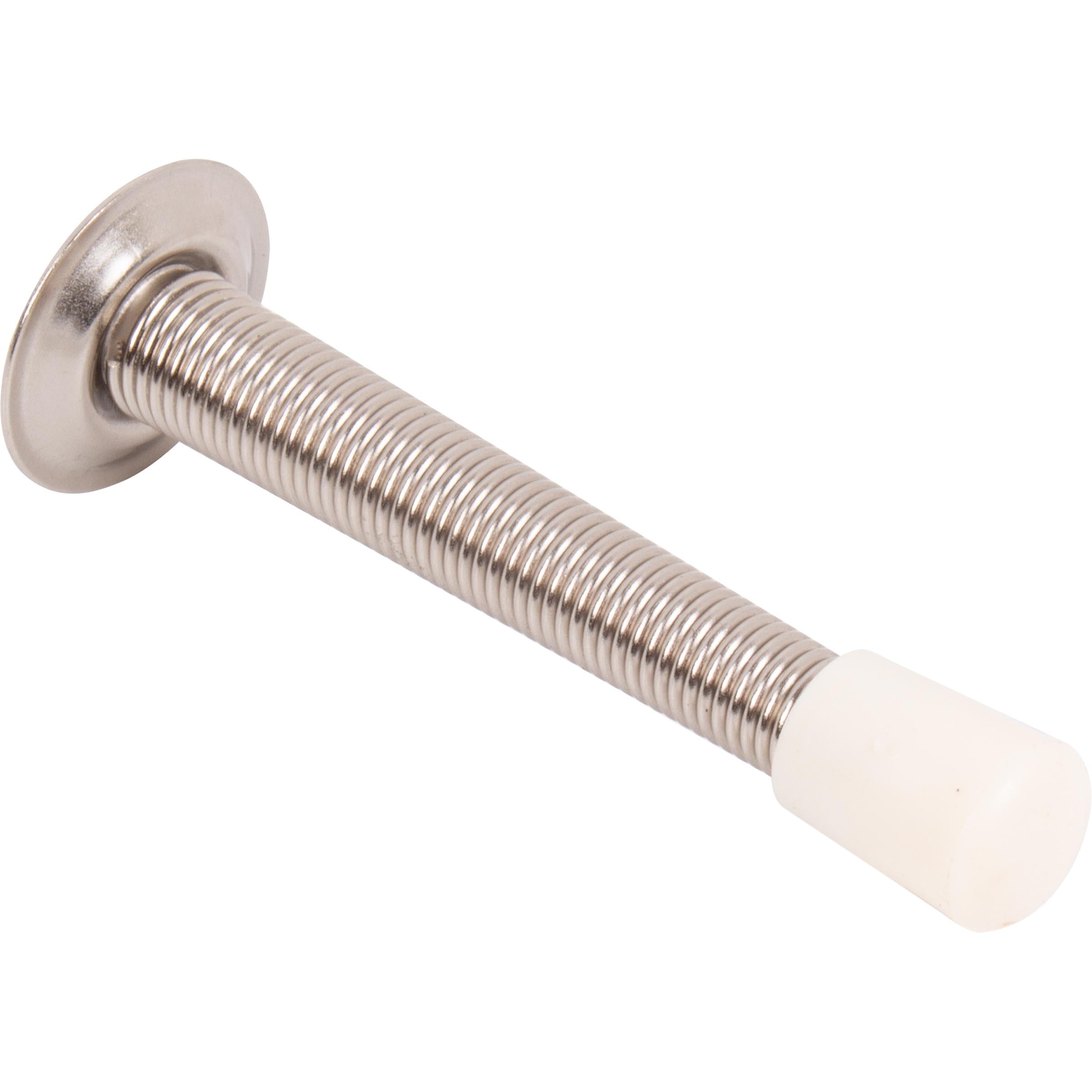 060F14 3" Flexible Door Stop - Polished Nickel