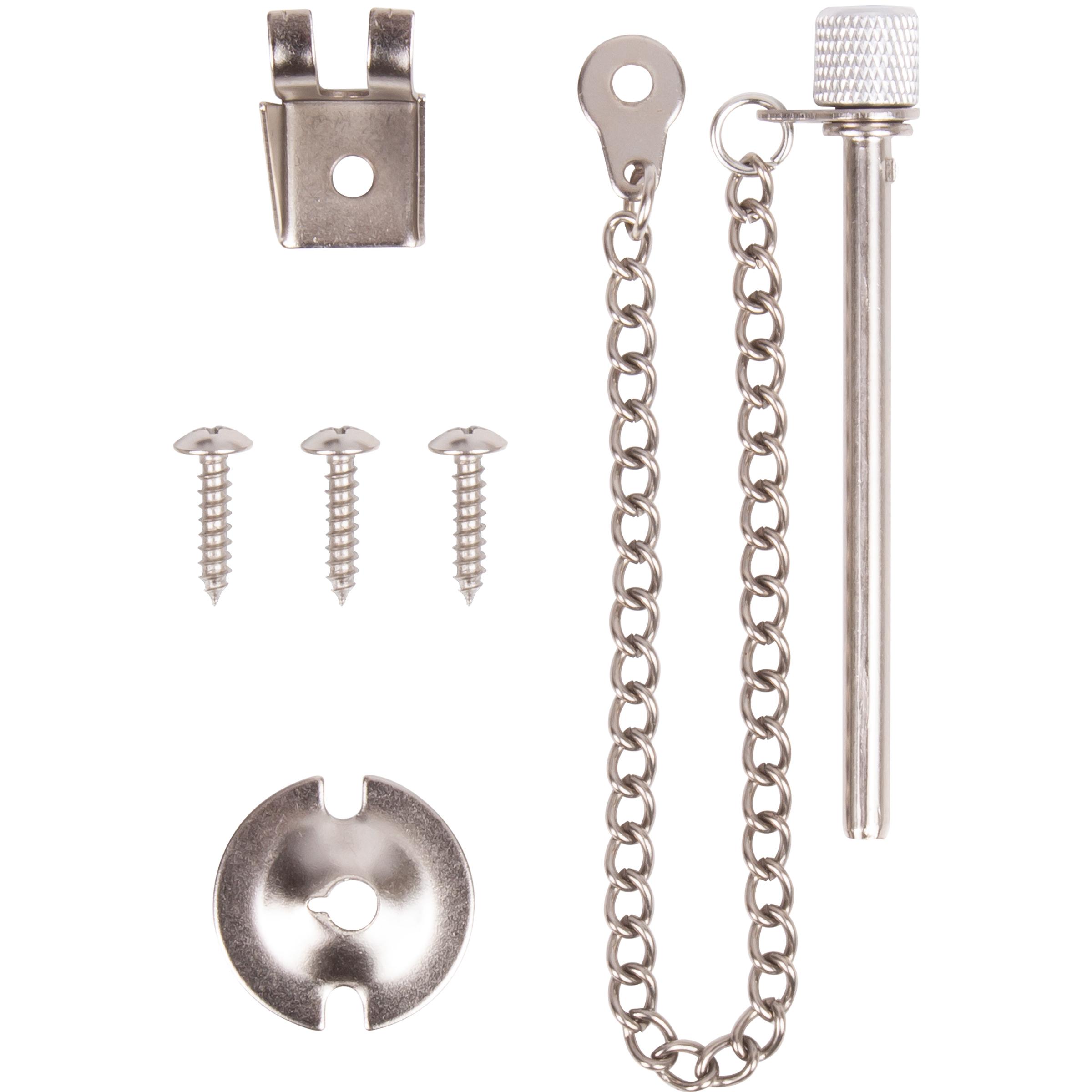 Stone Harbor Hardware Sliding Patio Door Security Pin, Nickel