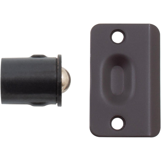 Stone Harbor Hardware Die-Cast Drive-In Ball Catch, 1" Diameter, Oil-Rubbed Bronze