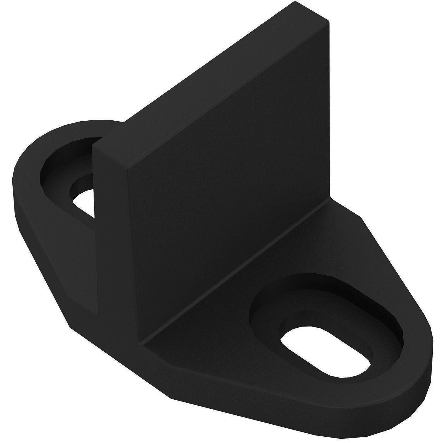 Metal Mortise Door Guide, Matte Black