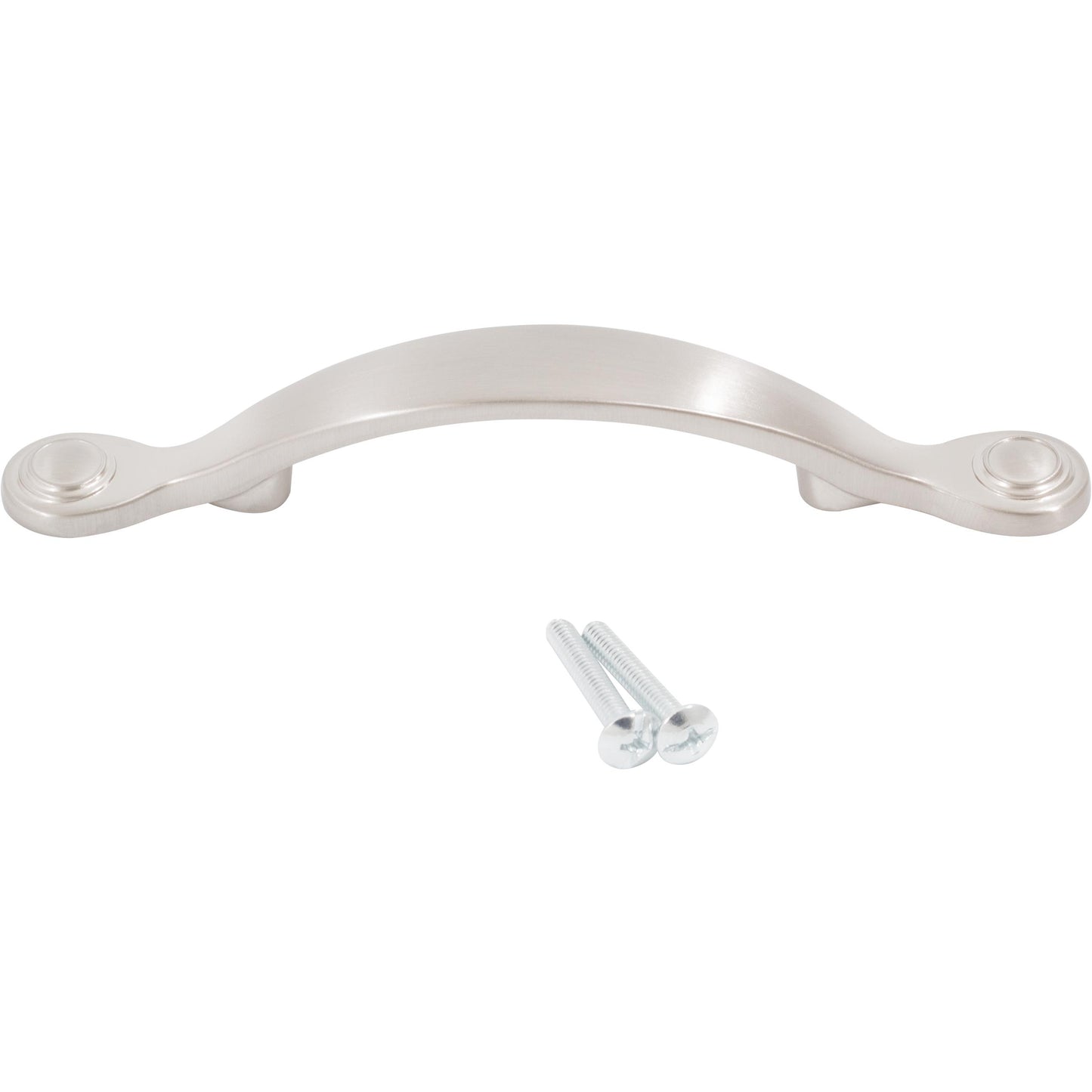 Stone Harbor Hardware Charlotte Cabinet Pull, 3 Inches, Satin Nickel