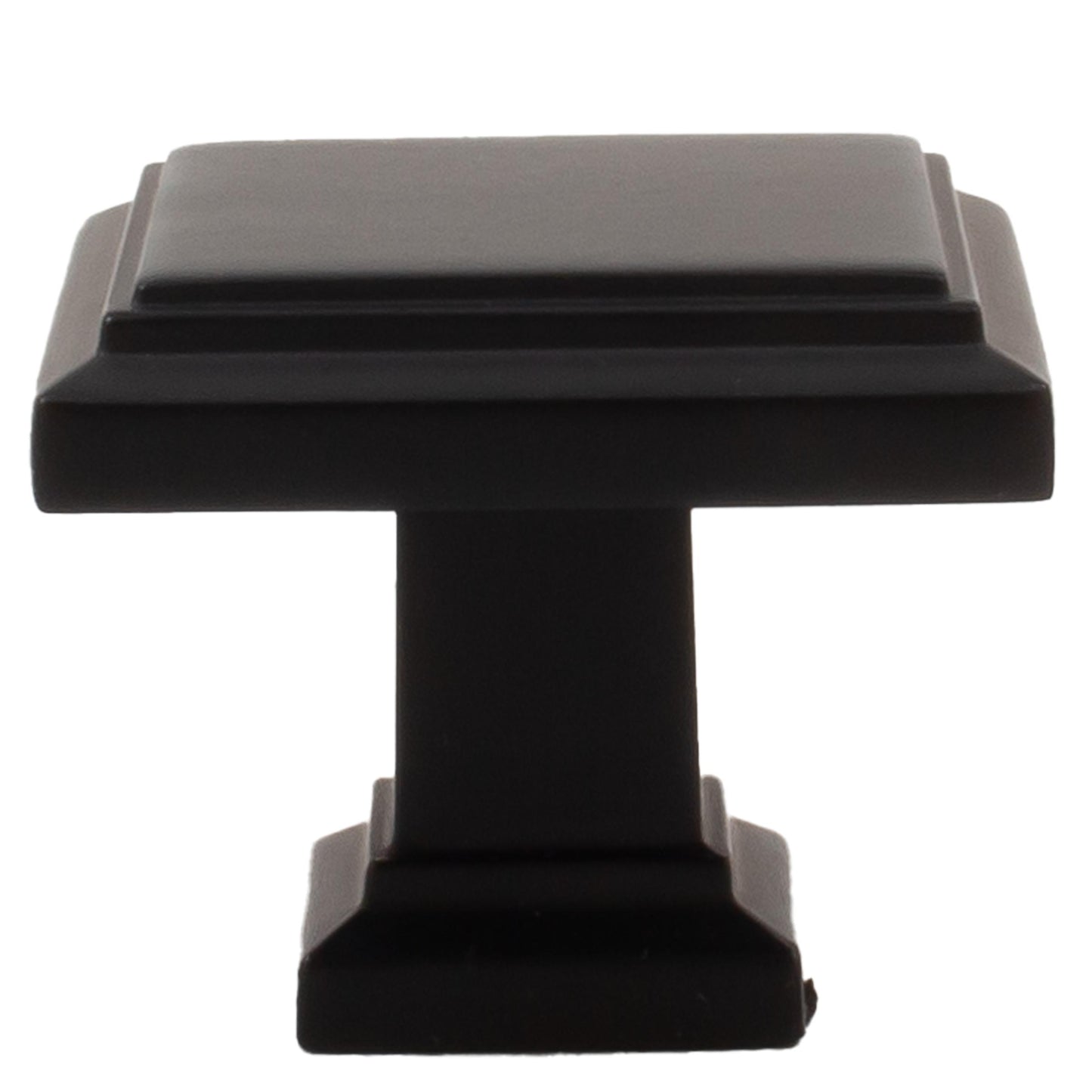 Stone Harbor Hardware Metropolis Cabinet Knob, Matte Black