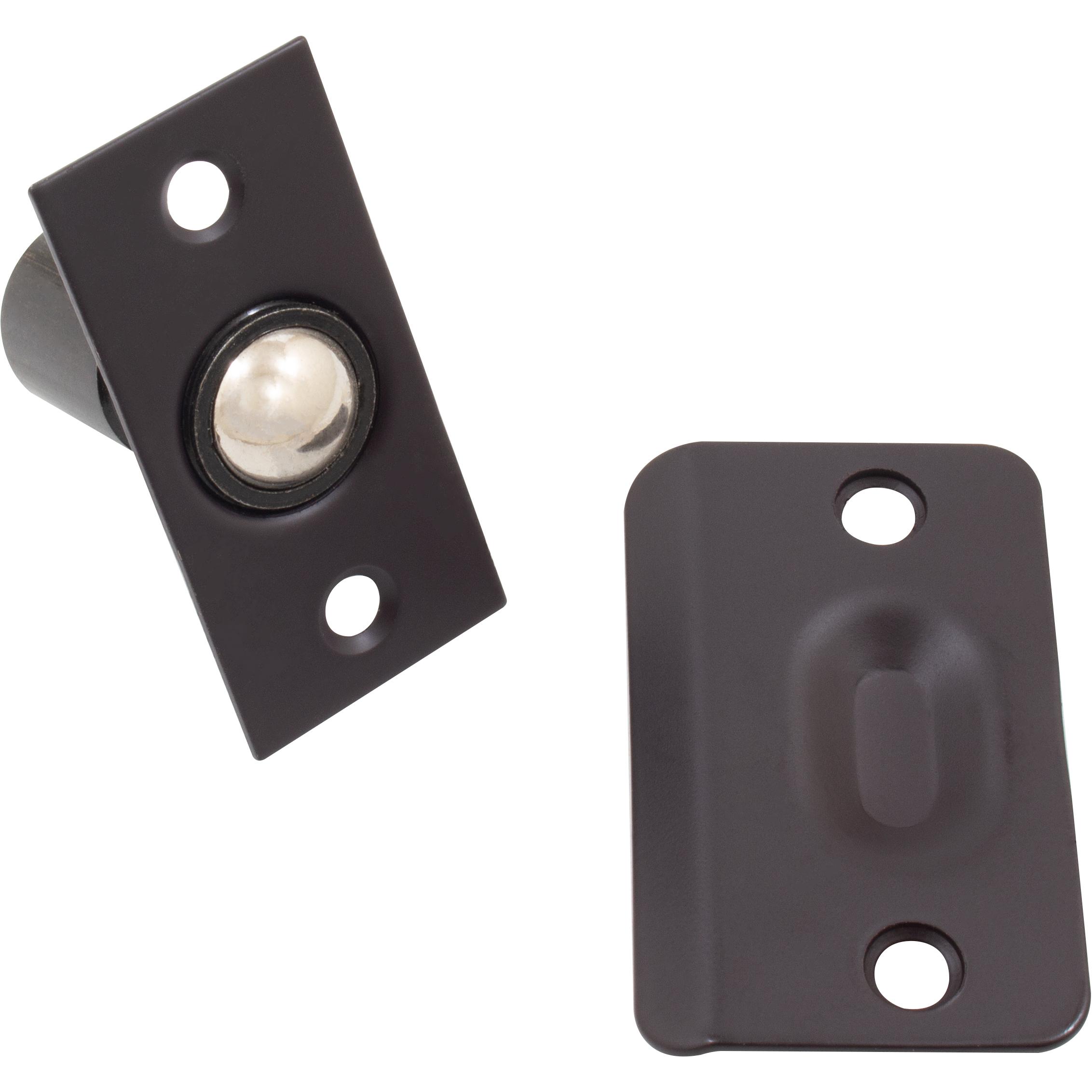 Stone Harbor Hardware Square Corner Dual Adjust Ball Catch, Oil-Rubbed Bronze