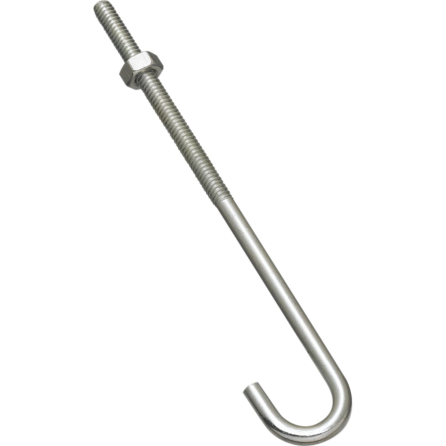 2195BC 1/4" x 6" J-Bolt - Zinc Plated