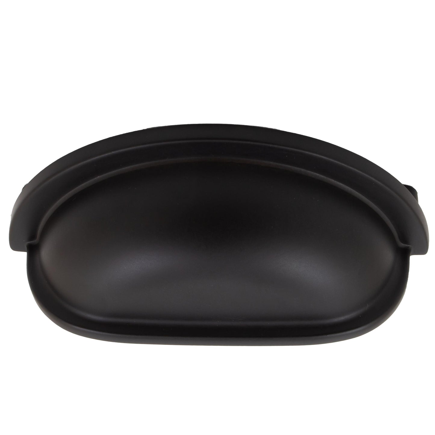 Stone Harbor Hardware Estate Cup Cabinet Pull, 3 Inches, Matte Black