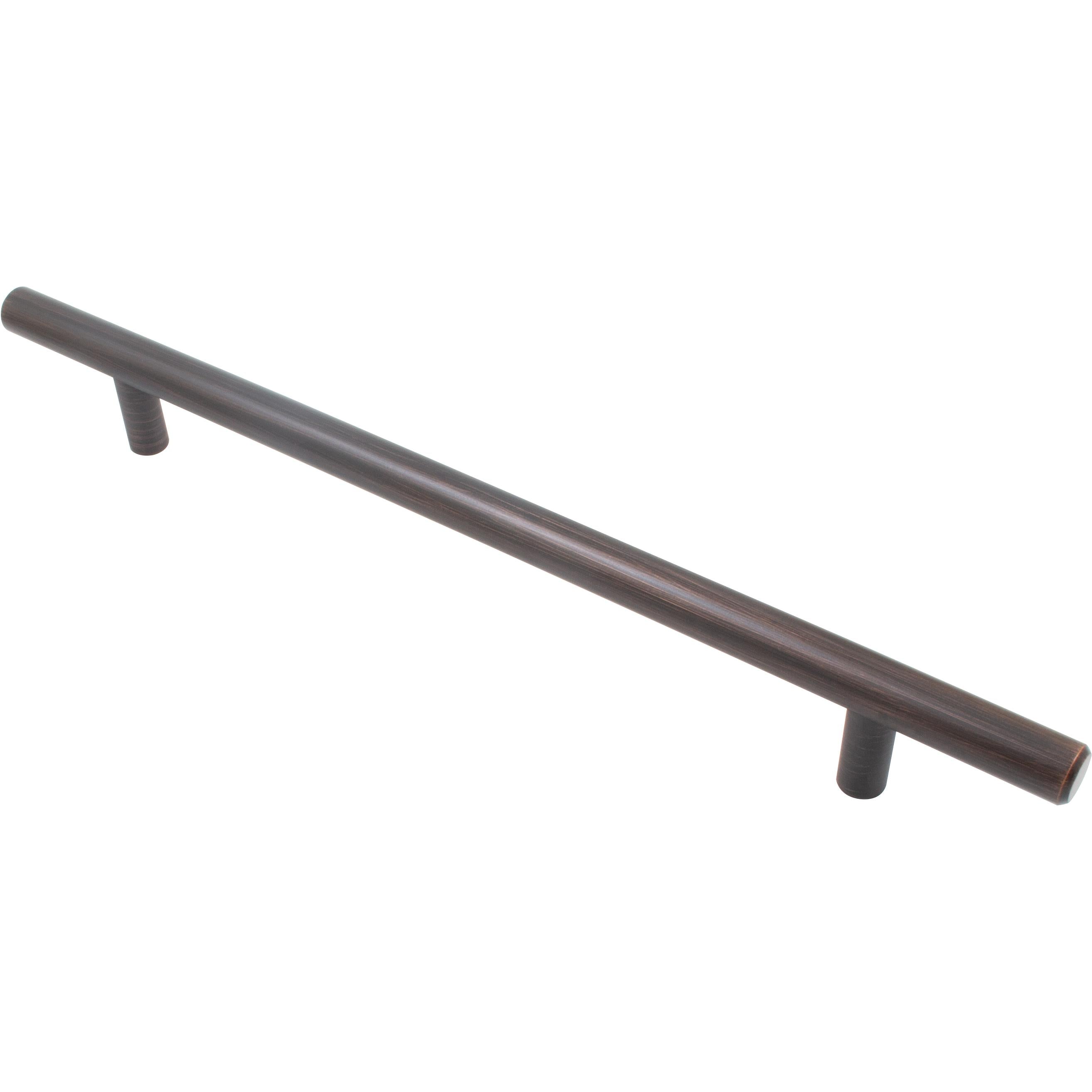Stone Harbor Hardware Bar Cabinet Pull, 192 Millimeters, 272mm Overall Length, Vintage Bronze