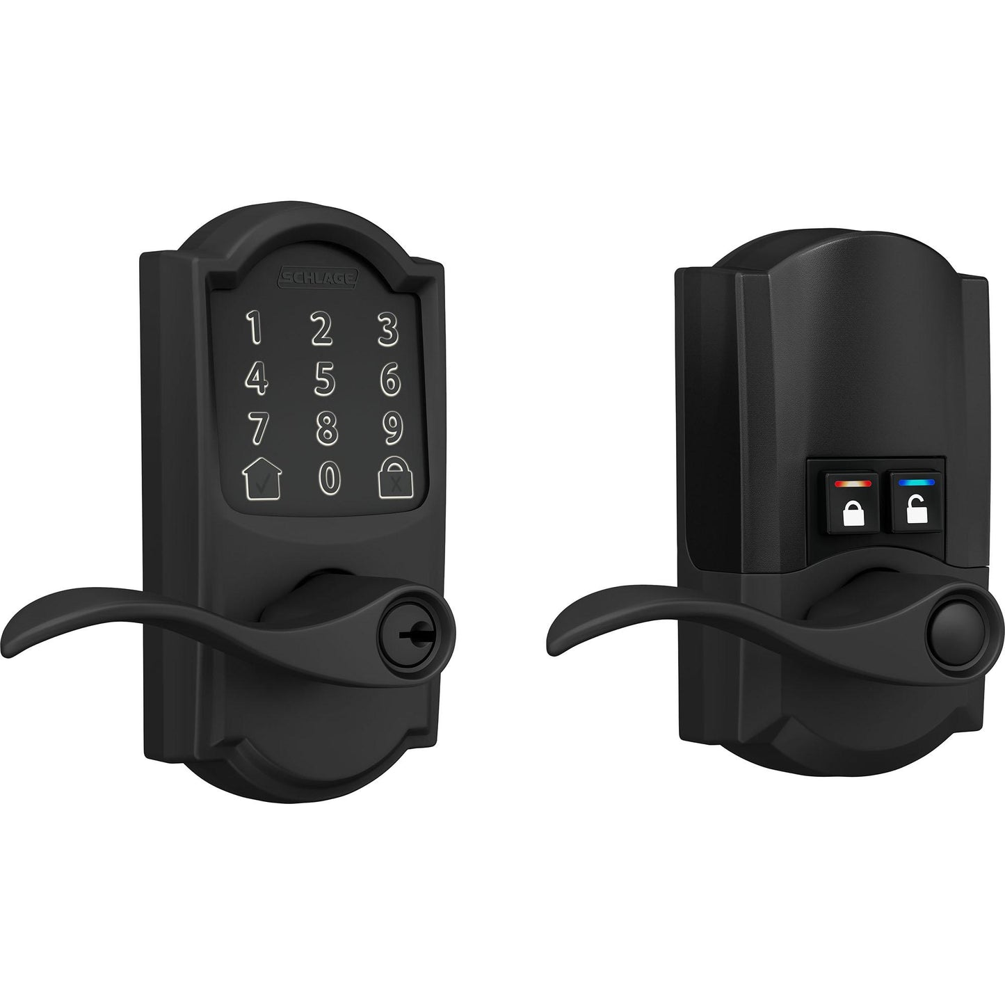 Encode Smart WiFi Lever with Accent Lever and Camelot Trim