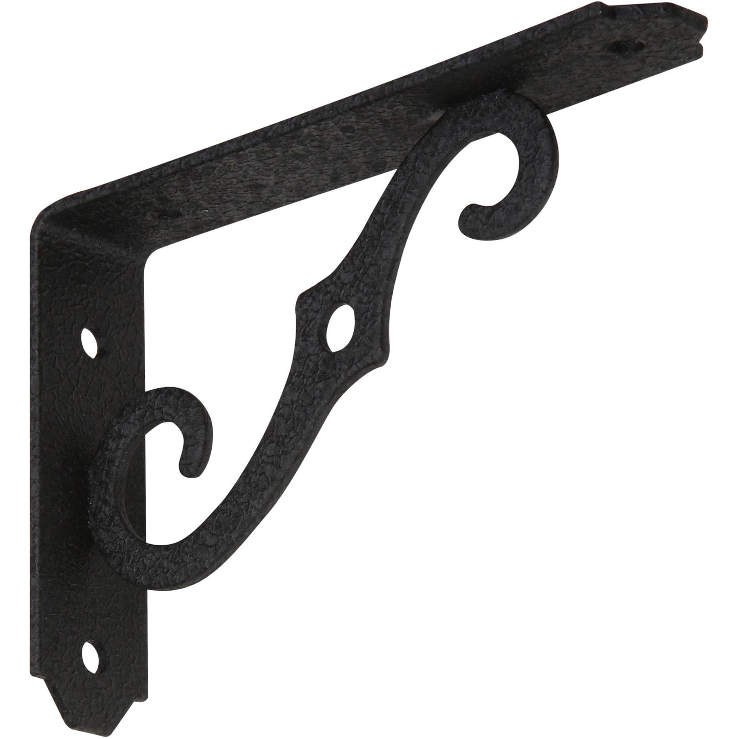 152BC 5" x 3-1/2" Ornamental Shelf Bracket - Antique Black