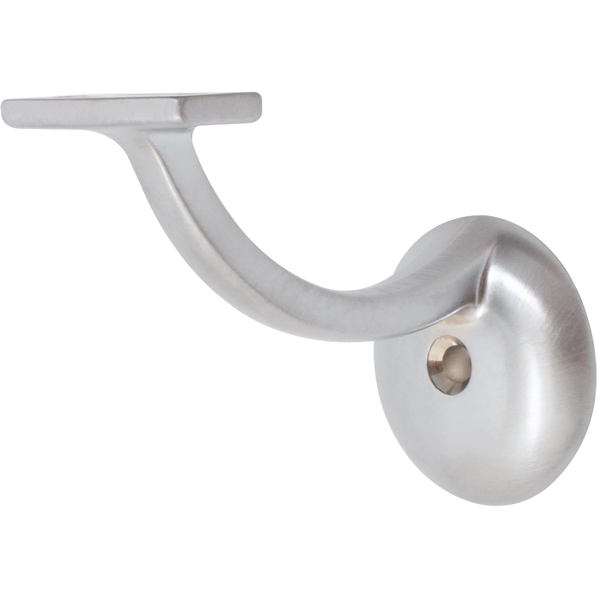 Stone Harbor Hardware Heavy-Duty Extended Handrail Bracket, Satin Chrome