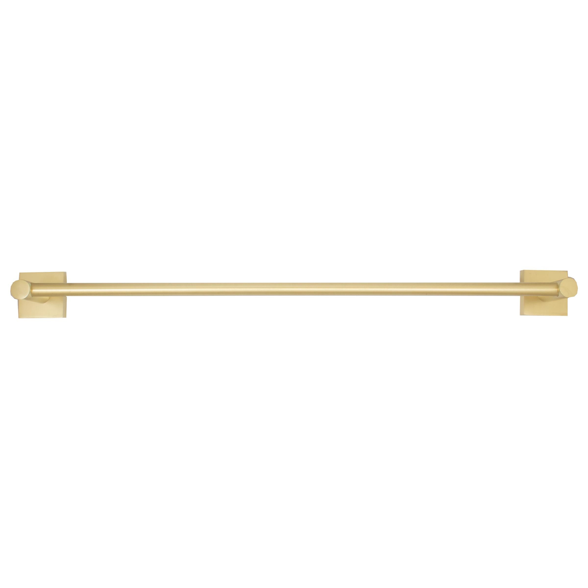 Stone Harbor Hardware Vienna Towel Bar, 30 Inches, Satin Brass