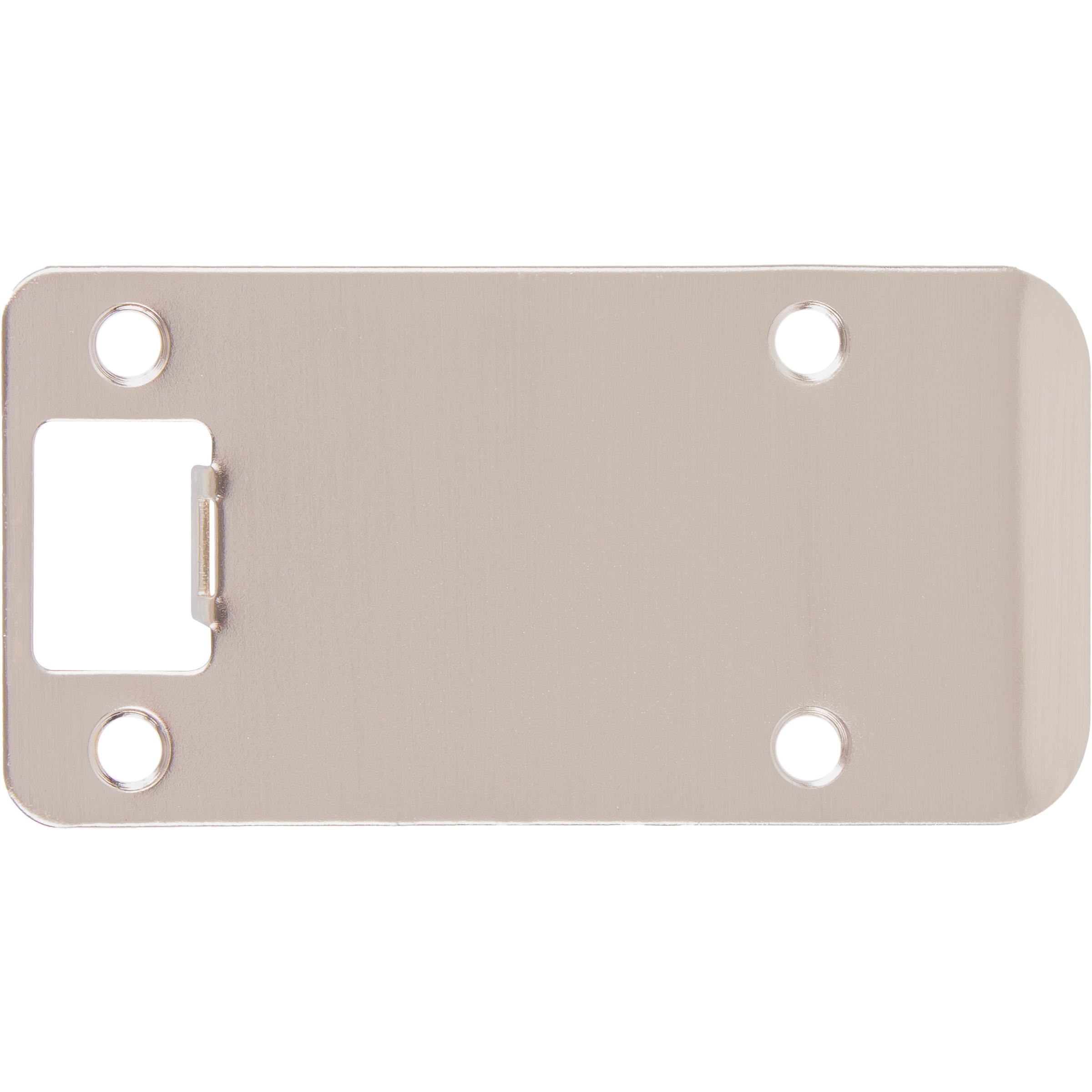Round Corner Extended Lip Strike Plate