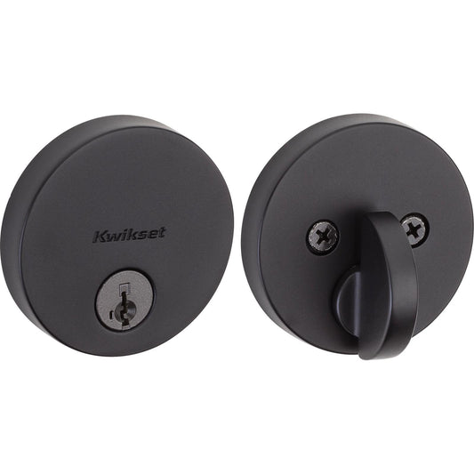 258 RDT 514 SMT CP K4 Uptown 1-Cyl Deadbolt - Matte Black