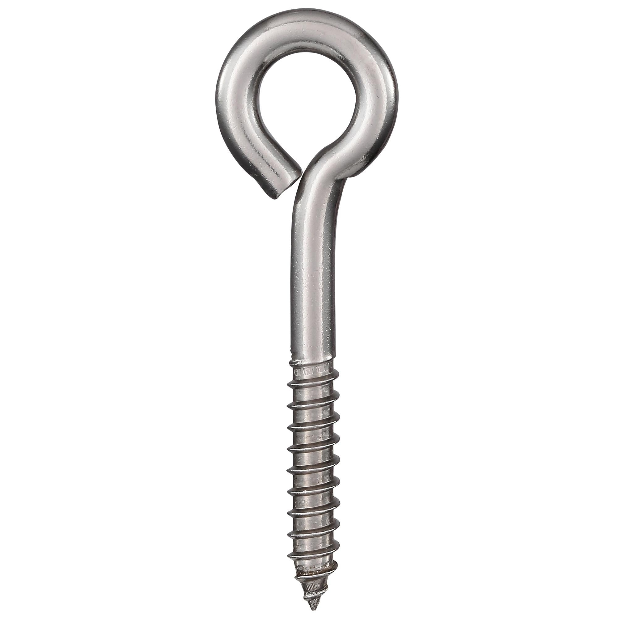 National Hardware - N100-178 V2151 5/16" x 4" Lag Screw Eyes in Stainless Steel
