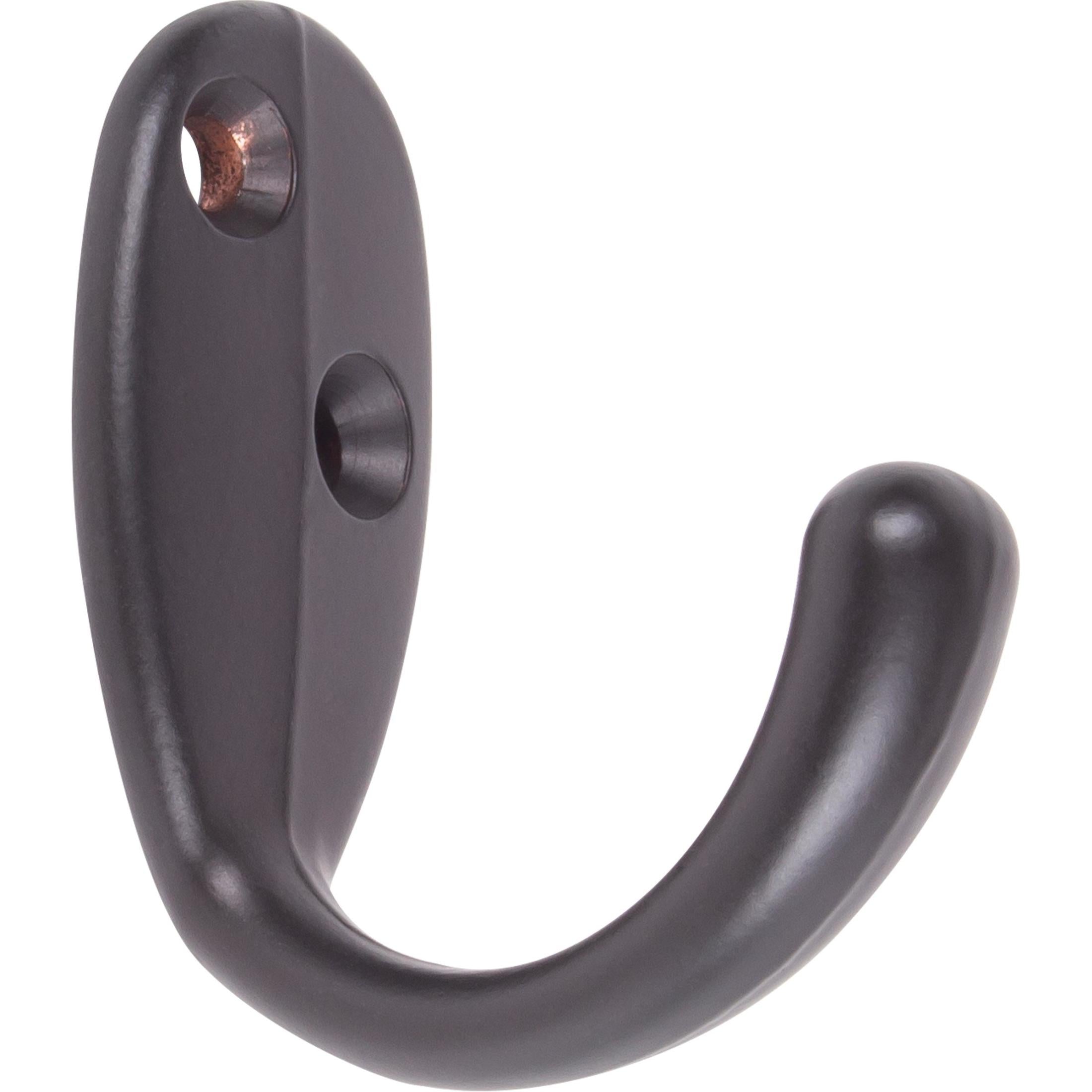 Single Robe Hook 1-15/16" High, 1-5/8" Projection