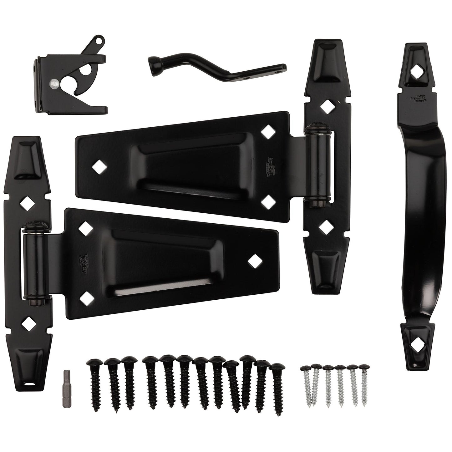 National Hardware - DPV881 Rustic Gate Kit - Black