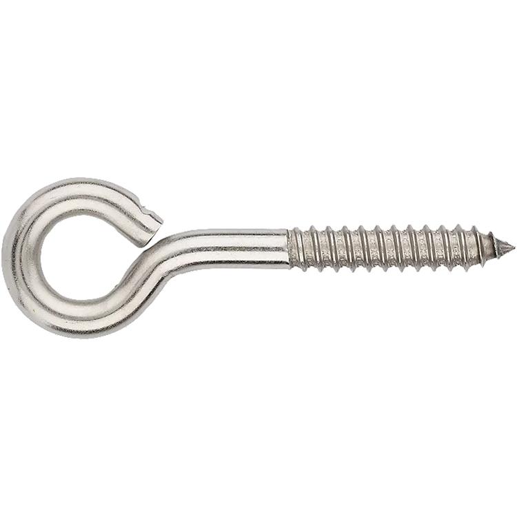 2151BC 3/8" x 4-1/2" Lag Screw Eye - Stainless Steel