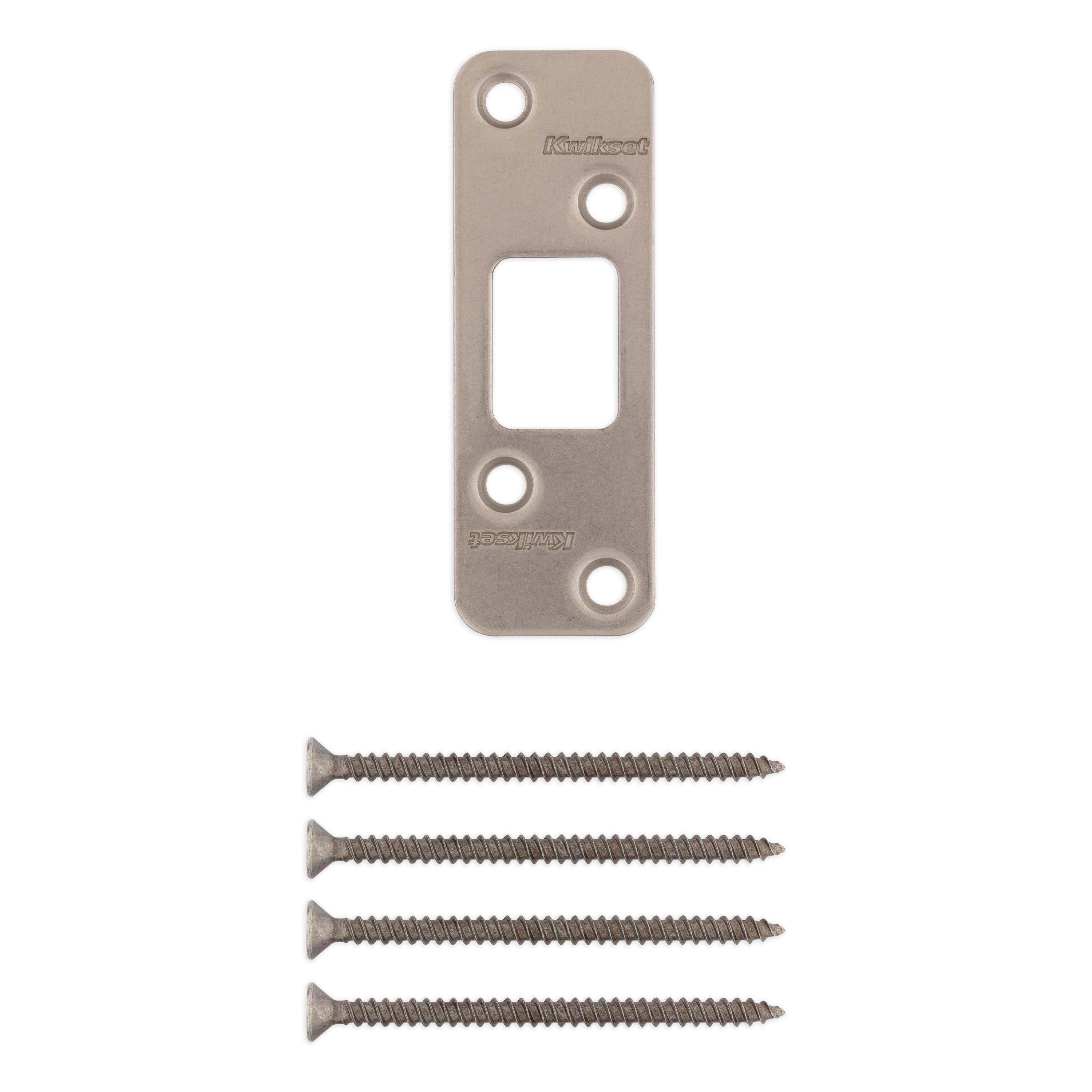 83223-022 3-5/8" x 1-1/4" RC Deadbolt Strike - Satin Nickel
