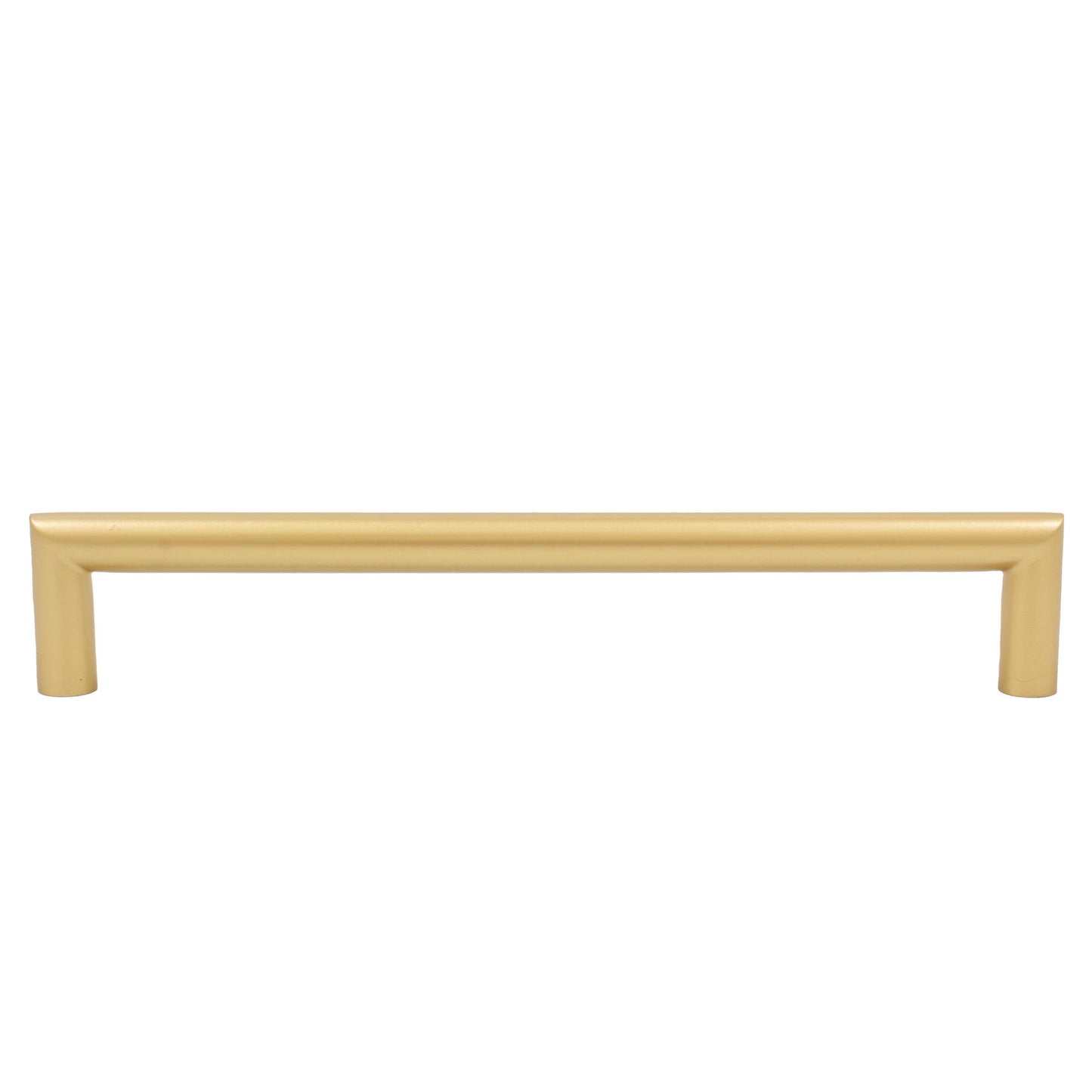 Stone Harbor Hardware Contemporary Round Cabinet Pull, 160 Millimeters, Stainless Steel Base Material, Satin Brass