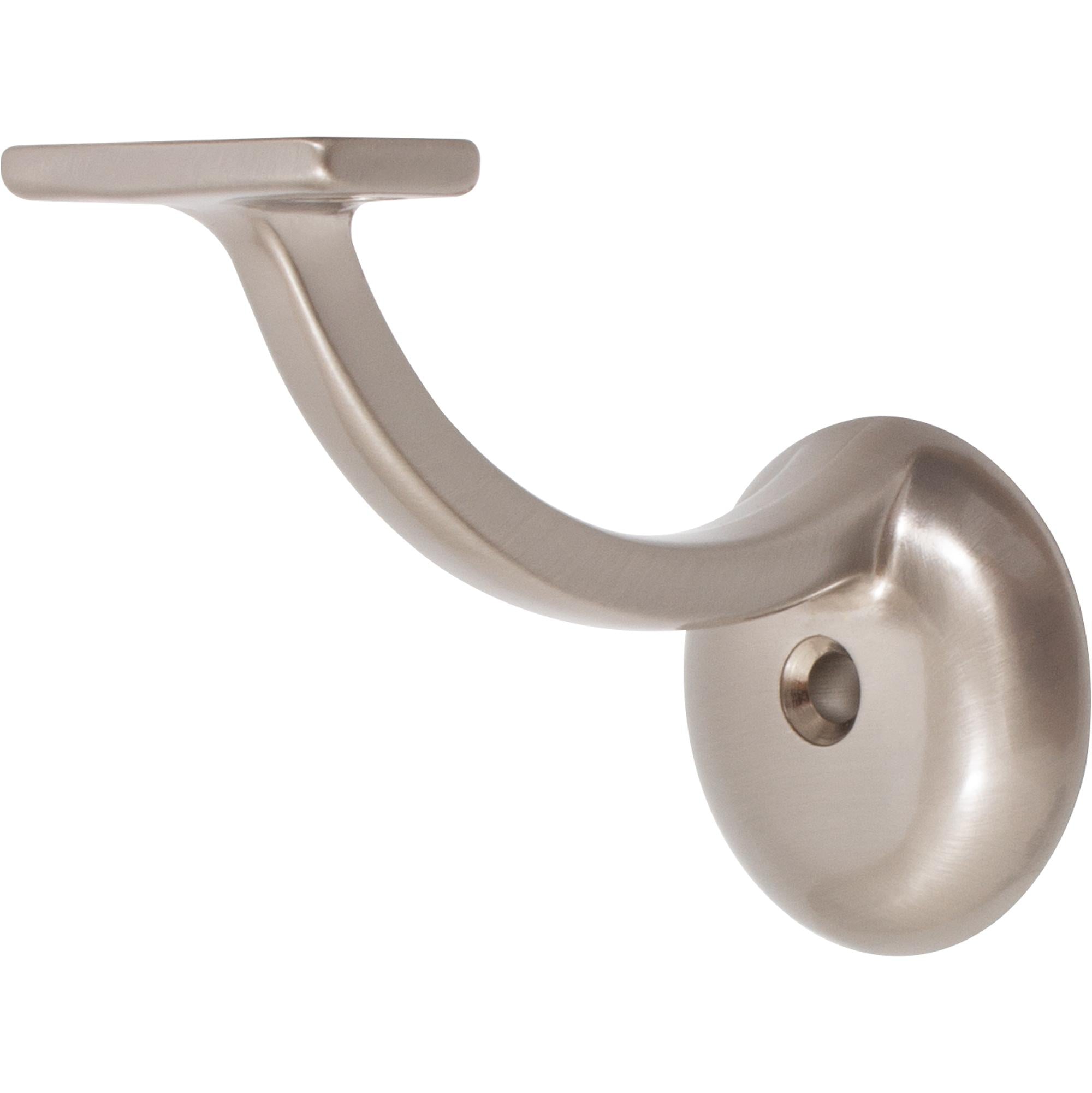 Stone Harbor Hardware Heavy-Duty Extended Handrail Bracket, Satin Nickel