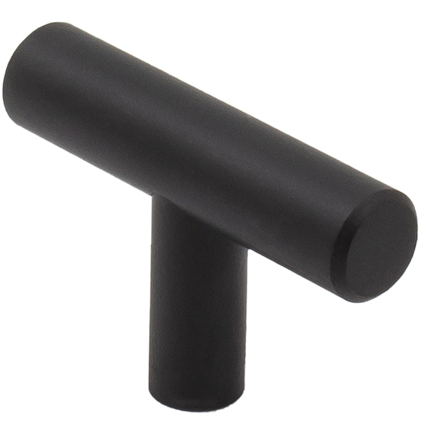 Stone Harbor Hardware Bar Cabinet Pull, 50mm Overall Length, Matte Black