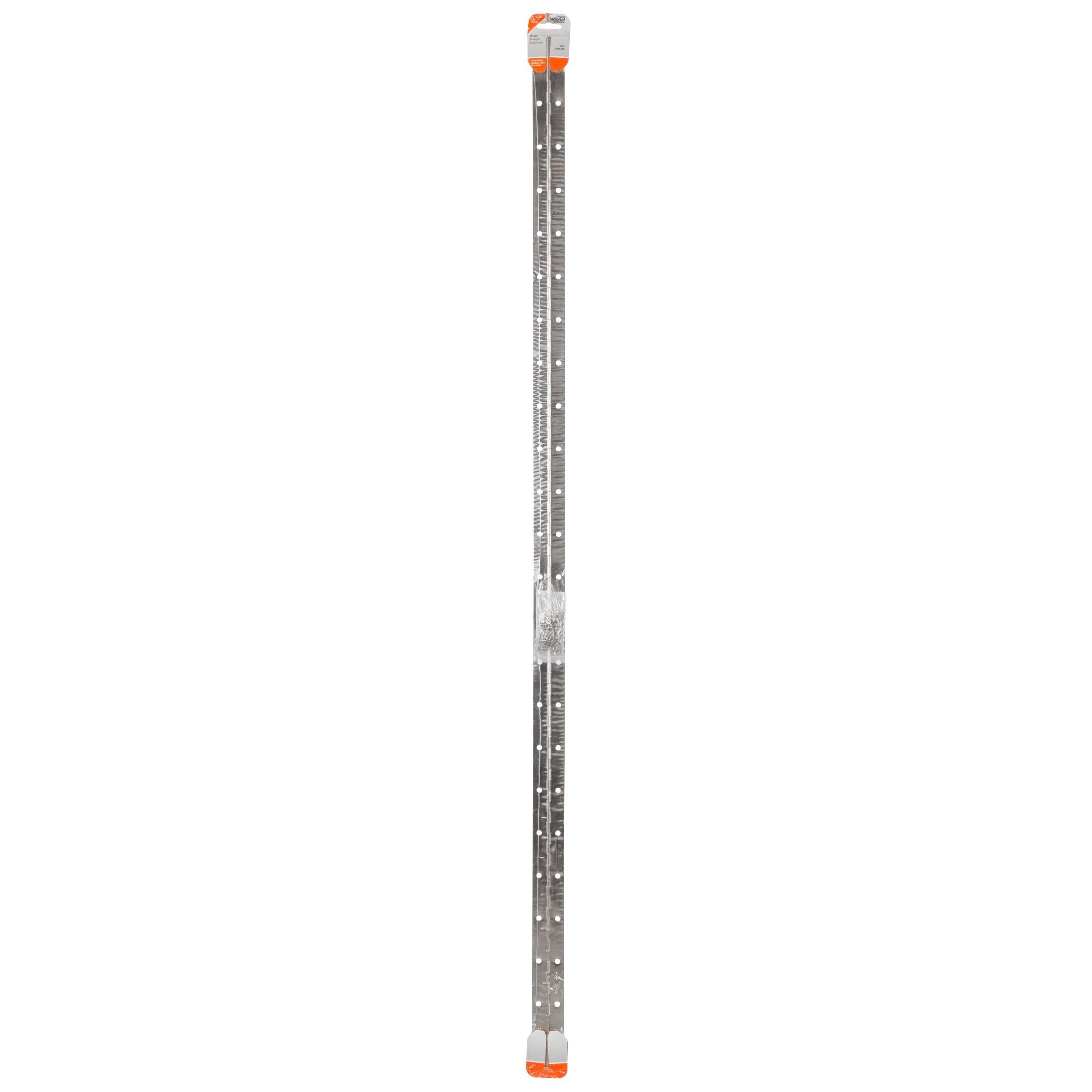 National Hardware - N148-320 V570 48" x 1-1/2" Continuous Hinge - Nickel