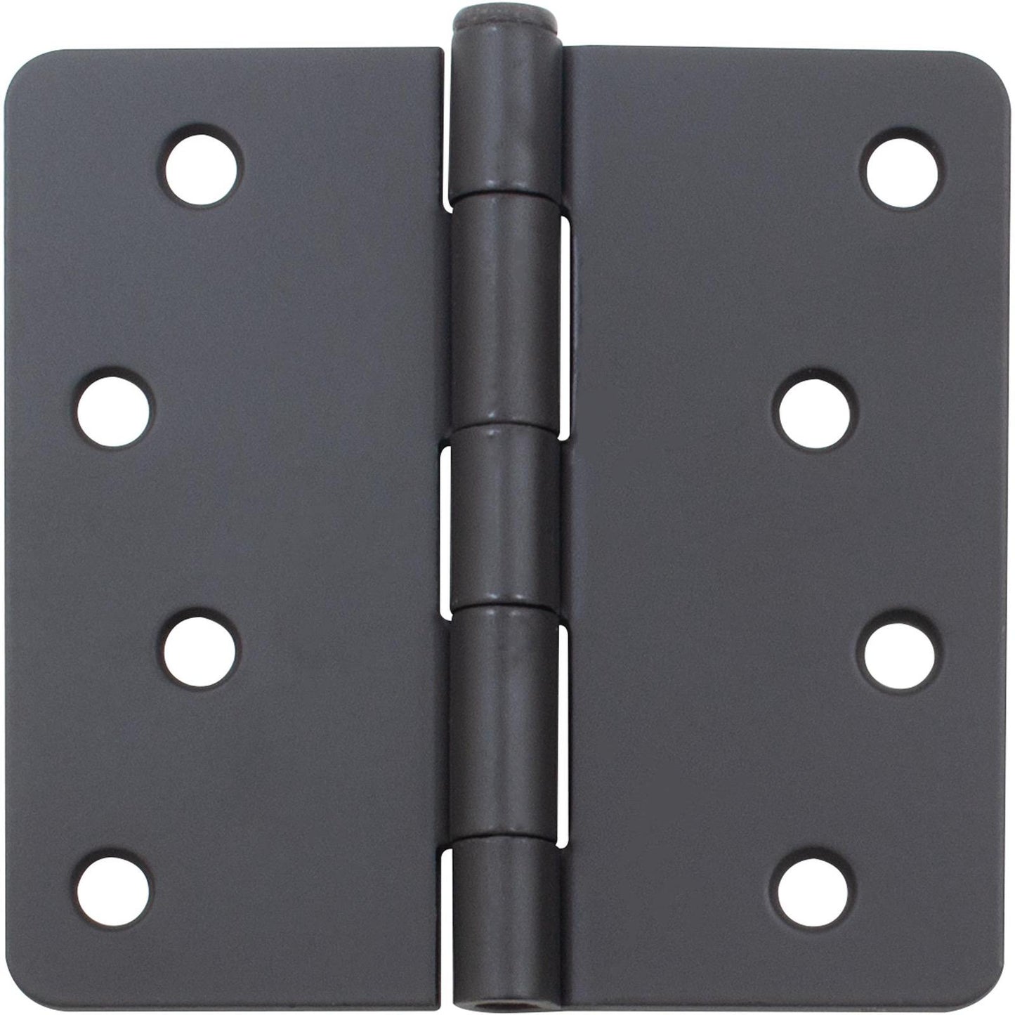 Stone Harbor Hardware Standard Hinge, 4 Inches, 1/4" Radius Corner, Bulk Pack (100 Each), Matte Black