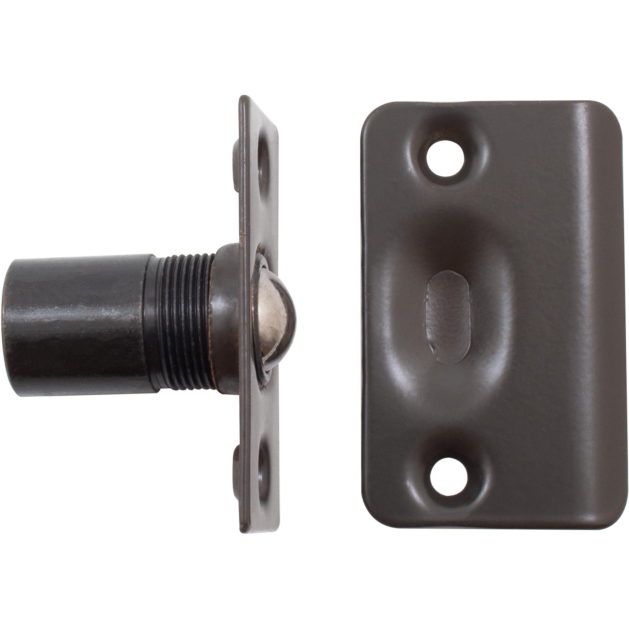 Stone Harbor Hardware Square Corner Dual Adjust Ball Catch, Oil-Rubbed Bronze