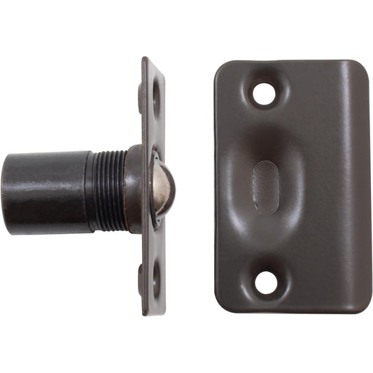 Stone Harbor Hardware Square Corner Dual Adjust Ball Catch, Oil-Rubbed Bronze