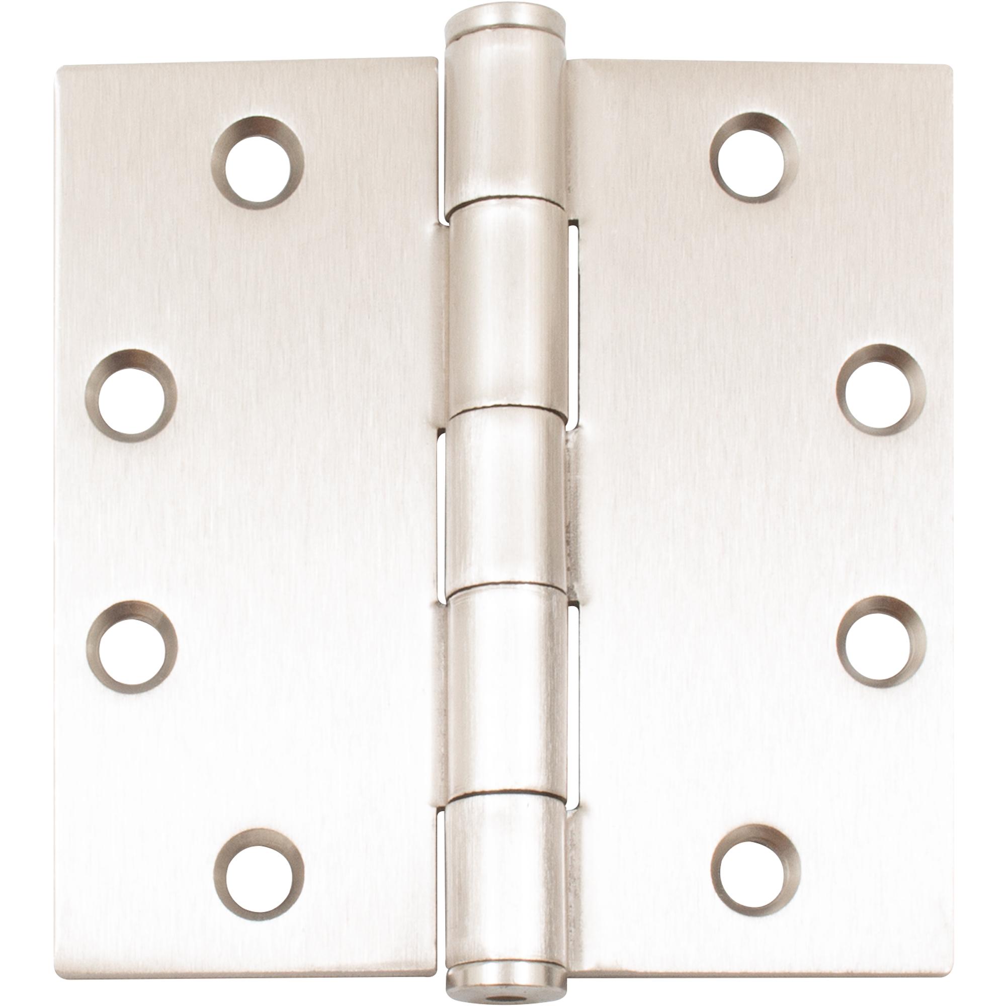 Commercial Grade Plain Bearing Hinge, 4-1/2 Inches, Square Corner, .134 Gauge