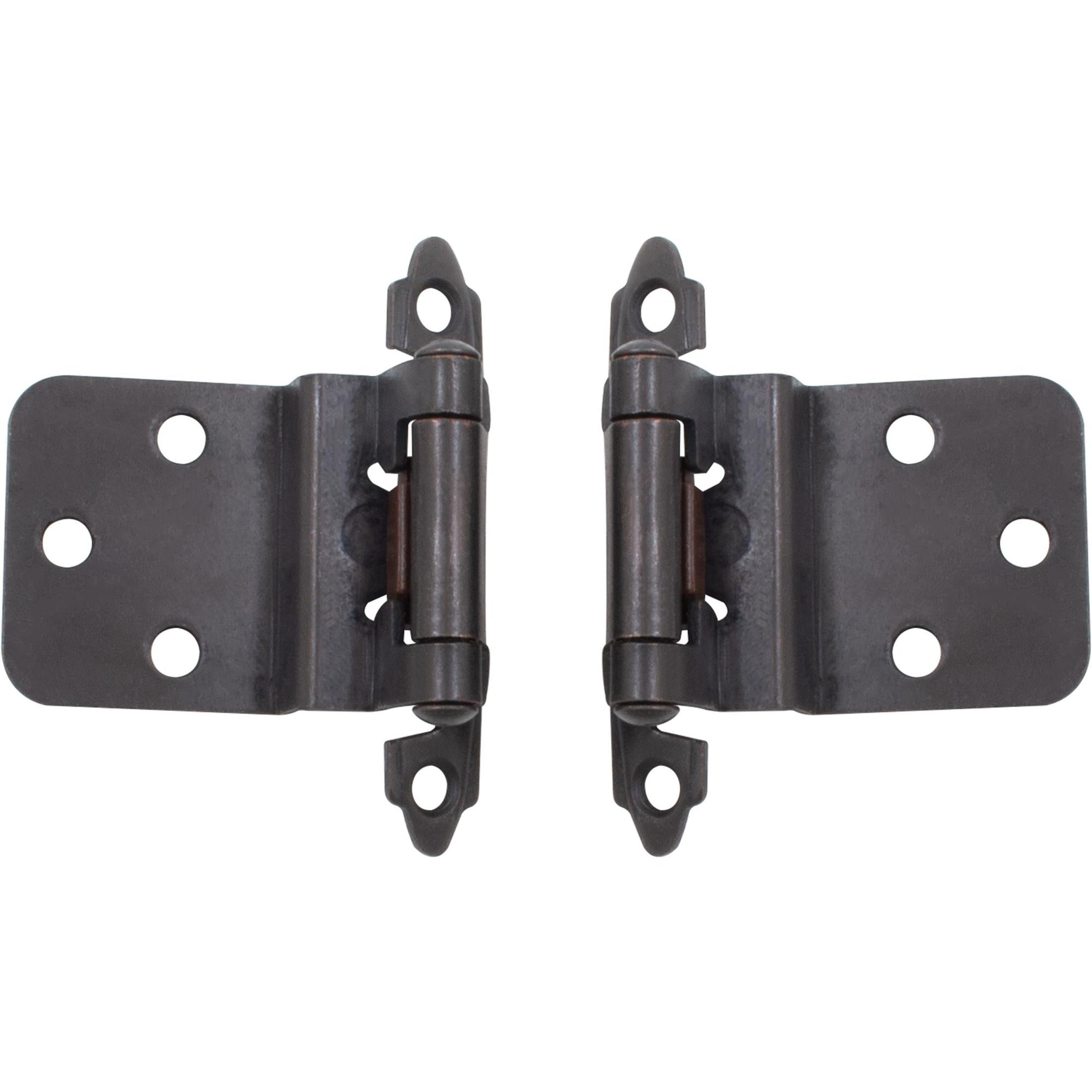 Self-Closing Inset Cabinet Hinge, 3/8 Inches, 1-Pair