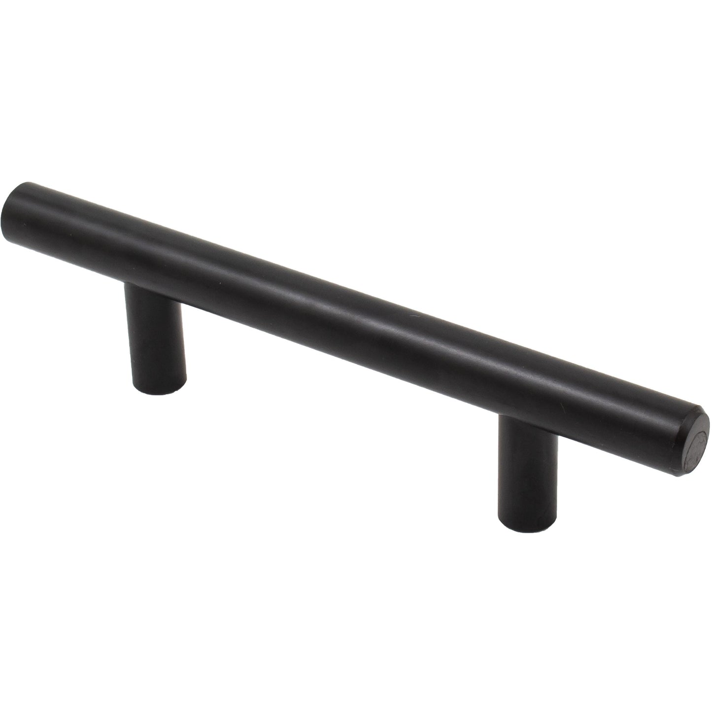 Stone Harbor Hardware Bar Cabinet Pull, 3 Inches (76 Millimeters), 136mm Overall Length, Matte Black