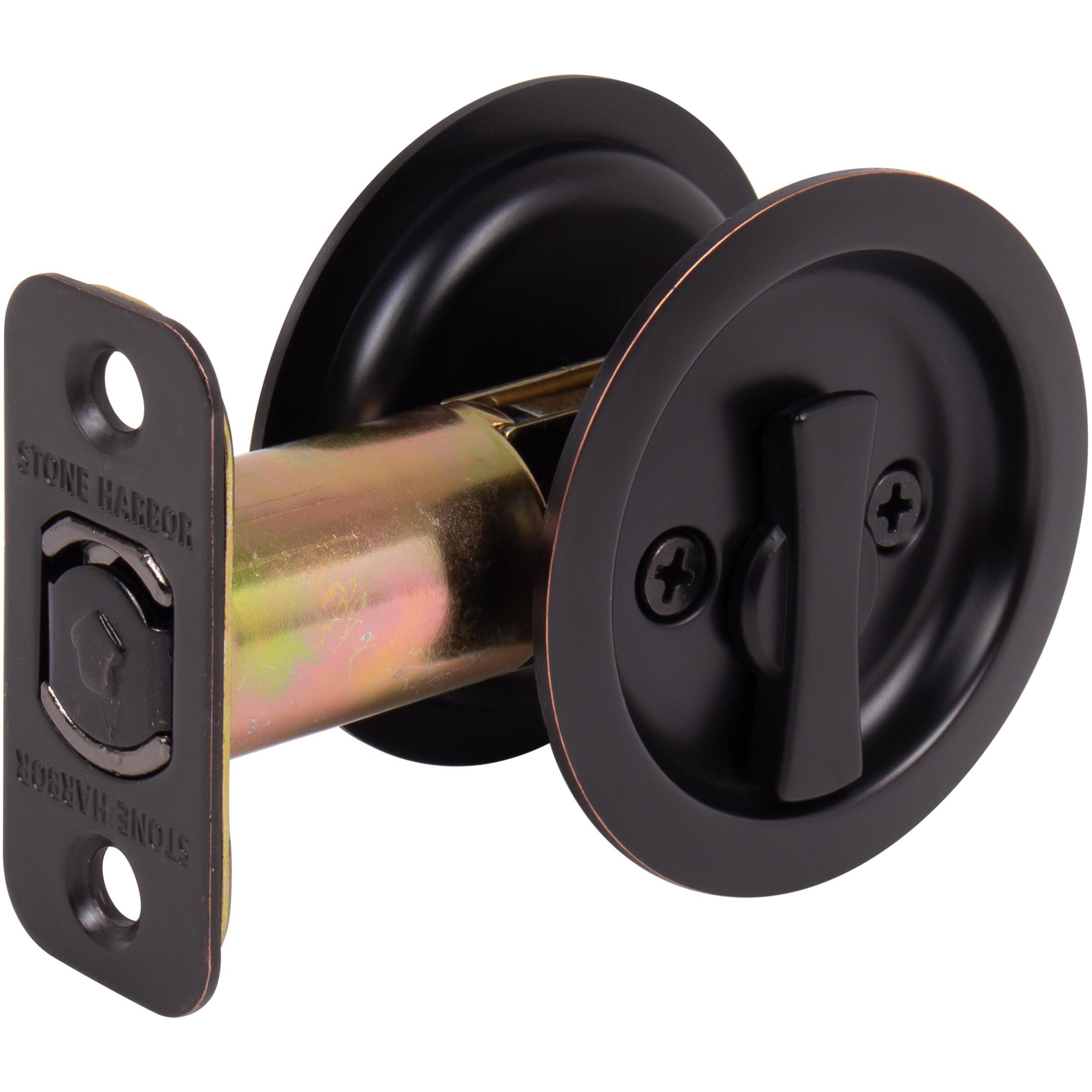 Round Pocket Door Lock Privacy