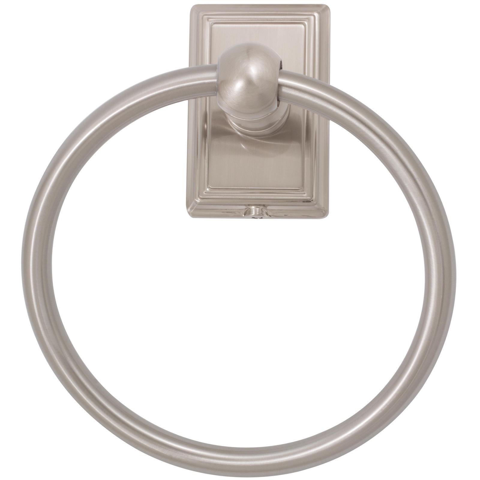 Stone Harbor Hardware Westwood Towel Ring, Satin Nickel